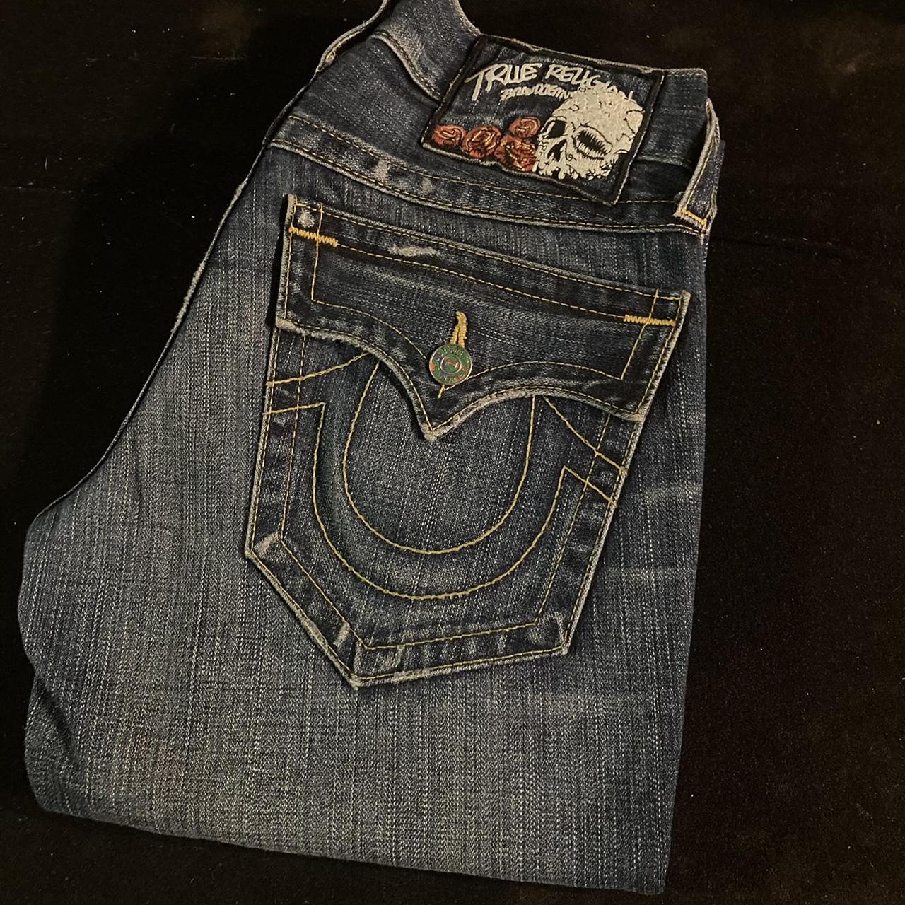 True Religion Skull Jeans True Religion Vintage Y2K Skull And