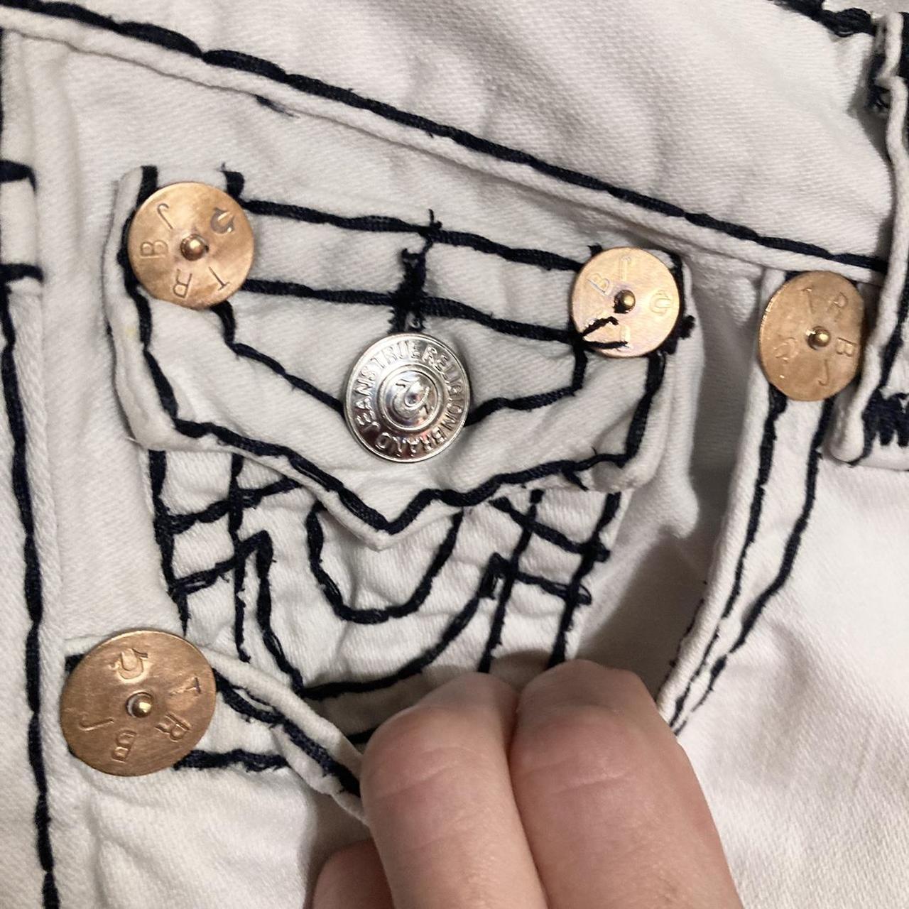 Rare #TrueReligion Ricky Black #SuperT in “WHITE” | Depop