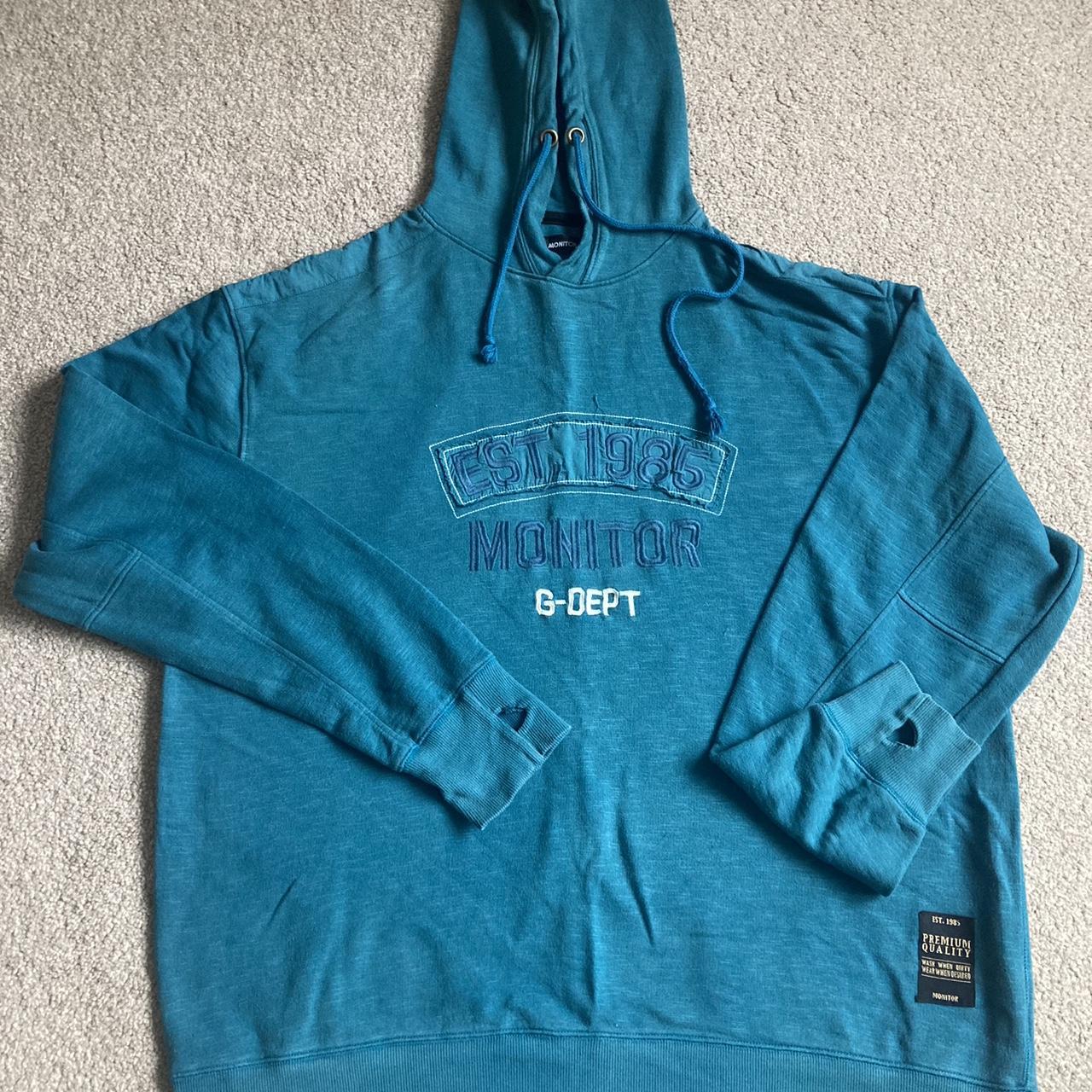 Men’s monitor hoodie size xxl has holes in arms for... - Depop