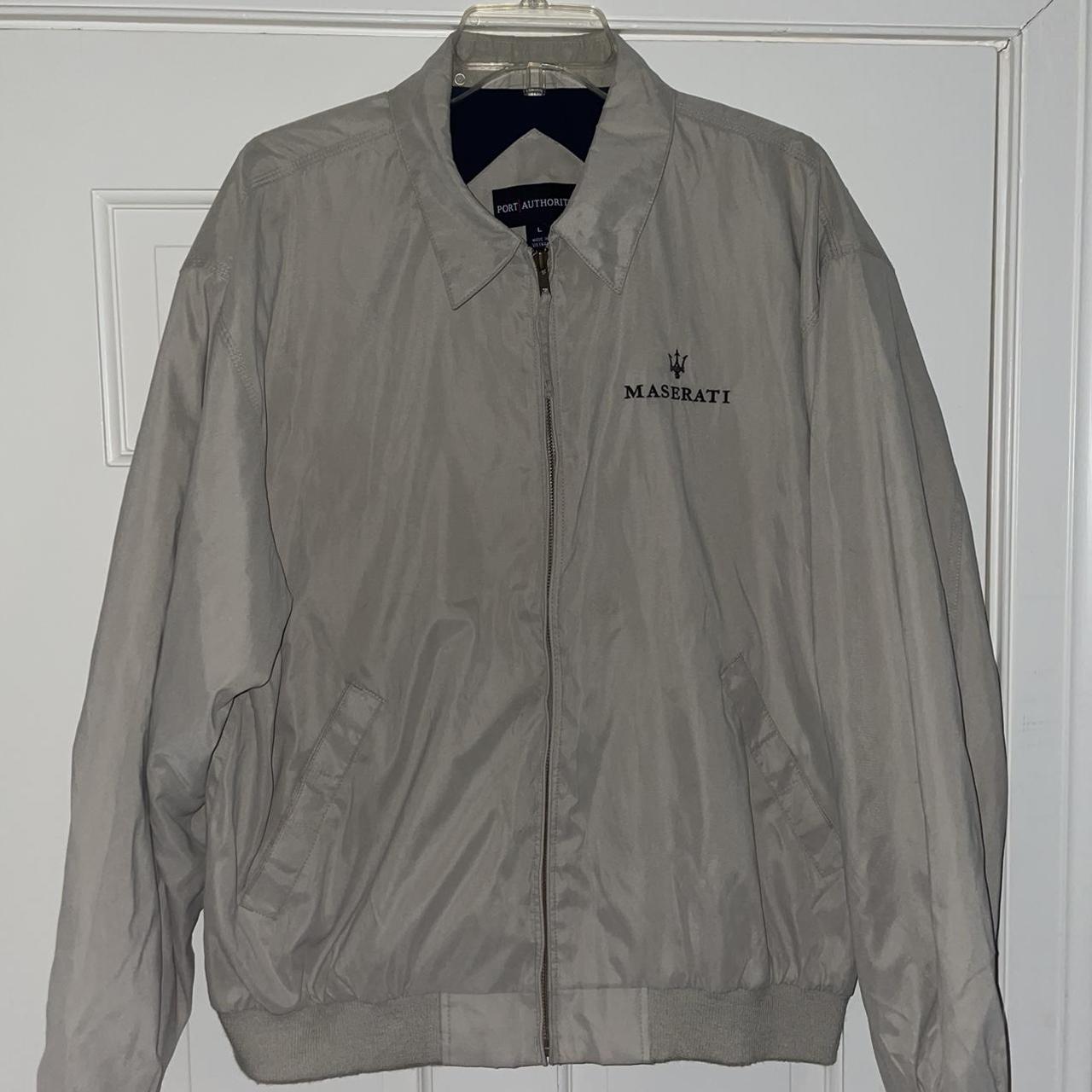 Maserati leather outlet jacket