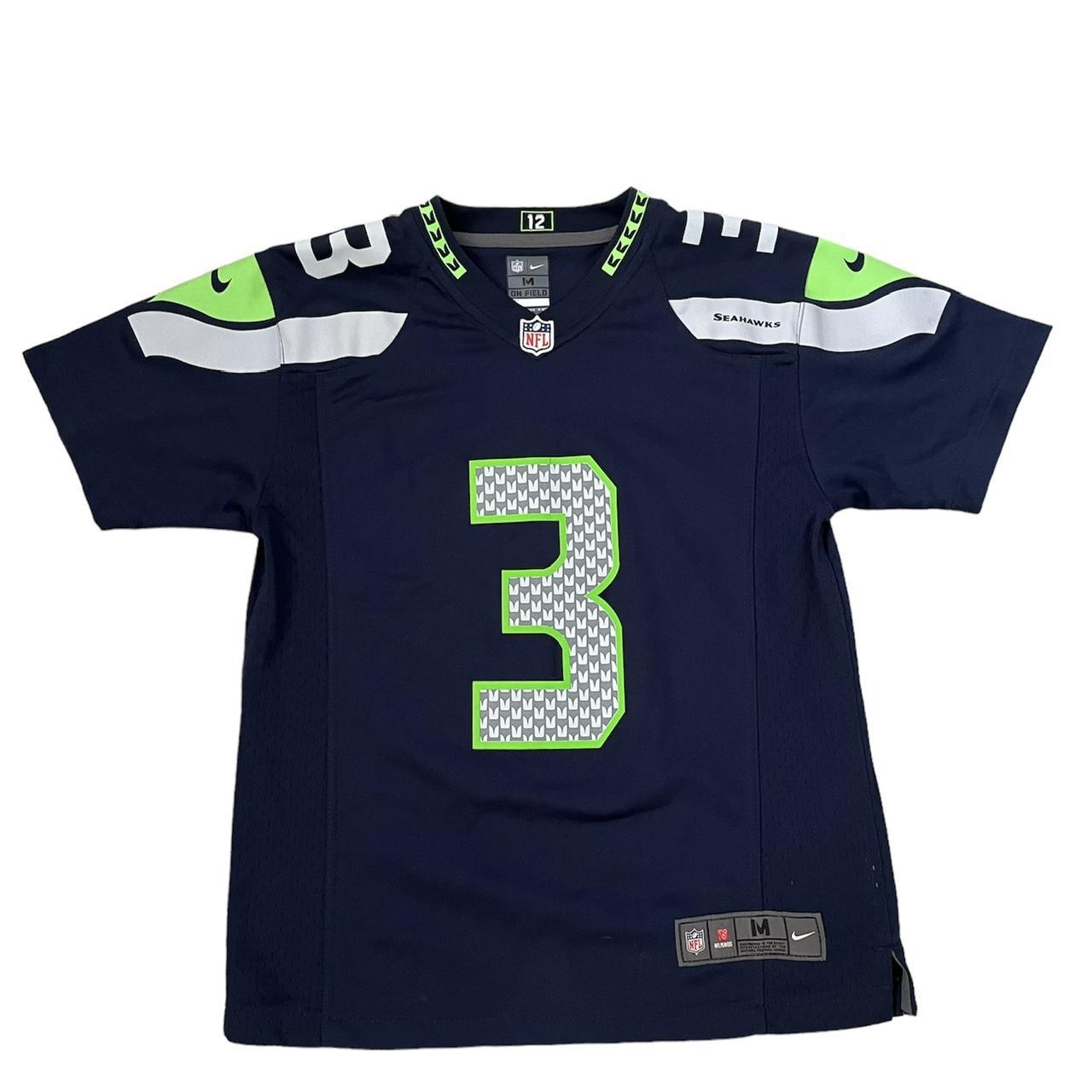 Nike Russell Wilson Seattle Seahawks Jersey. Youth - Depop