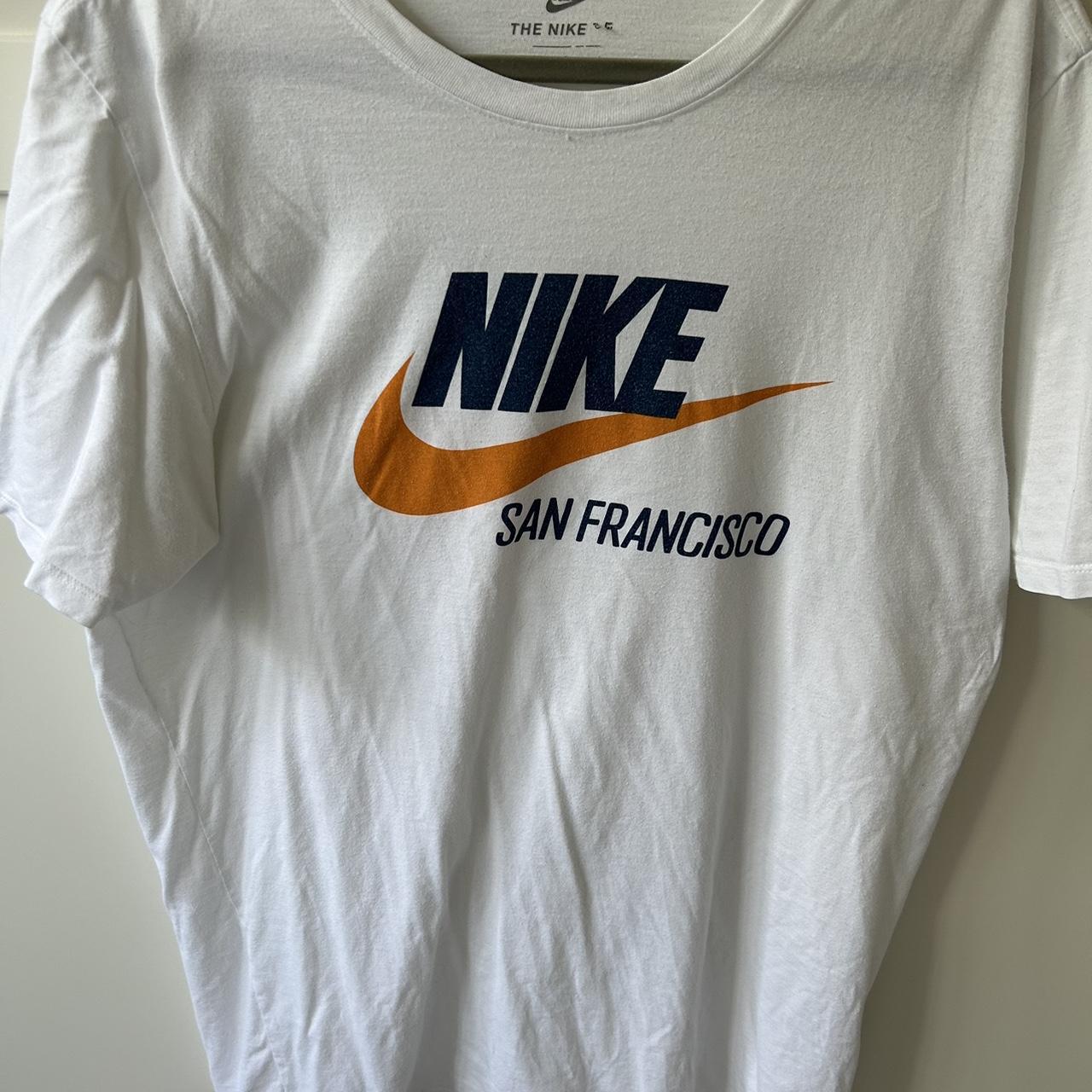 SF Giants Nike tee Mens L - sun bleached #nike - Depop