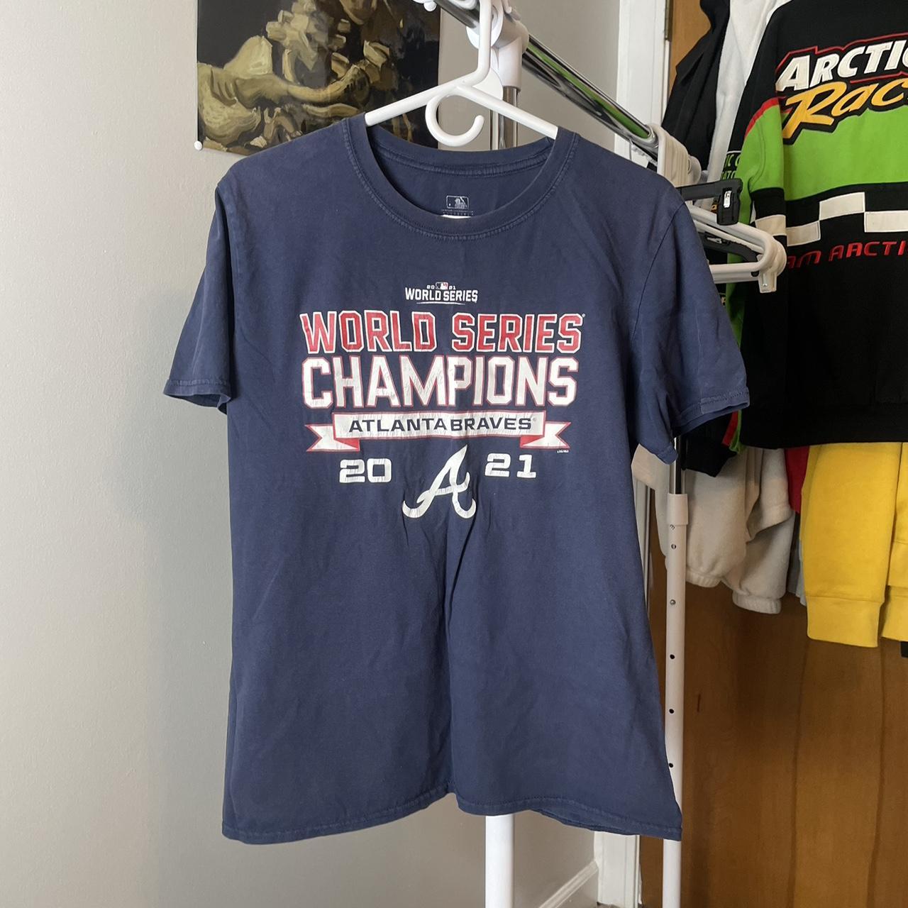 Atlanta Braves - World Series Champions Navy T-Shirt
