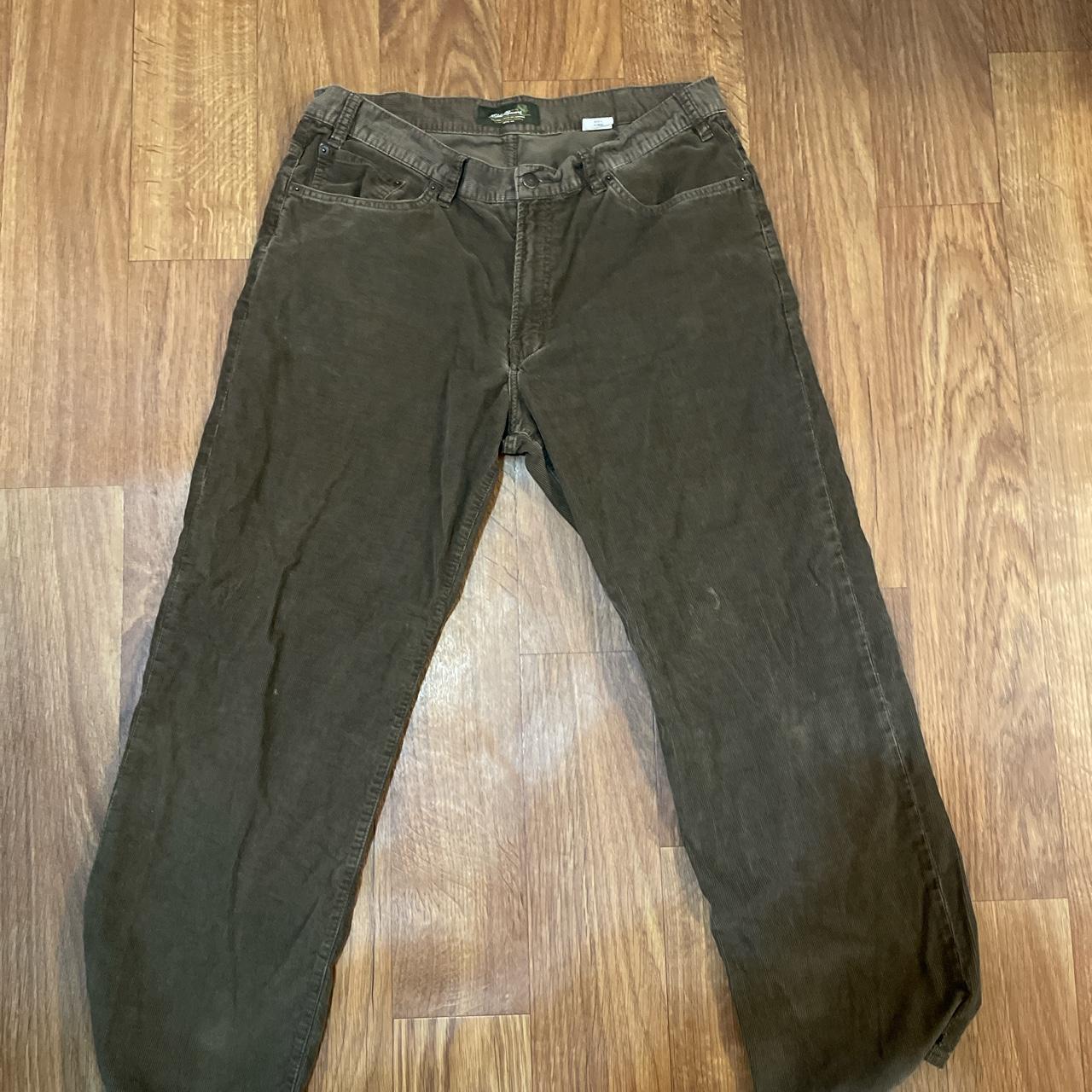 BAGGY Brown Corduroy Pants Eddie Bauers 🌲 Size... Depop