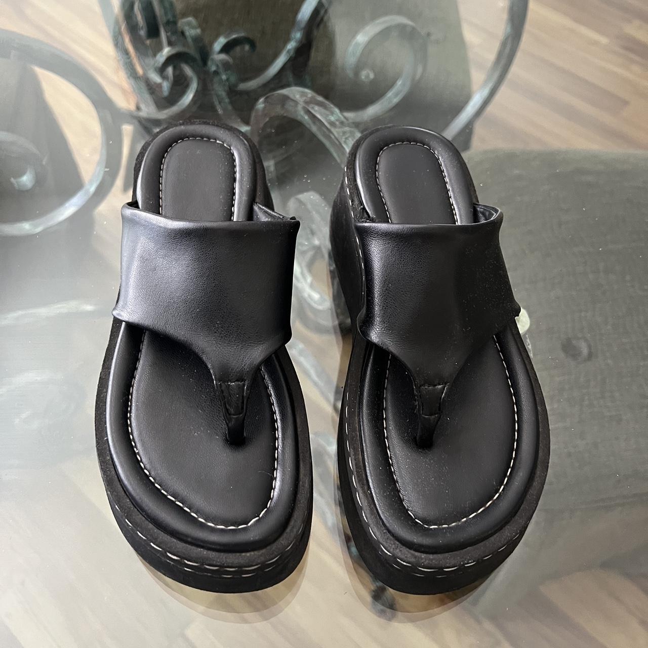 Miista Women's Black Sandals | Depop