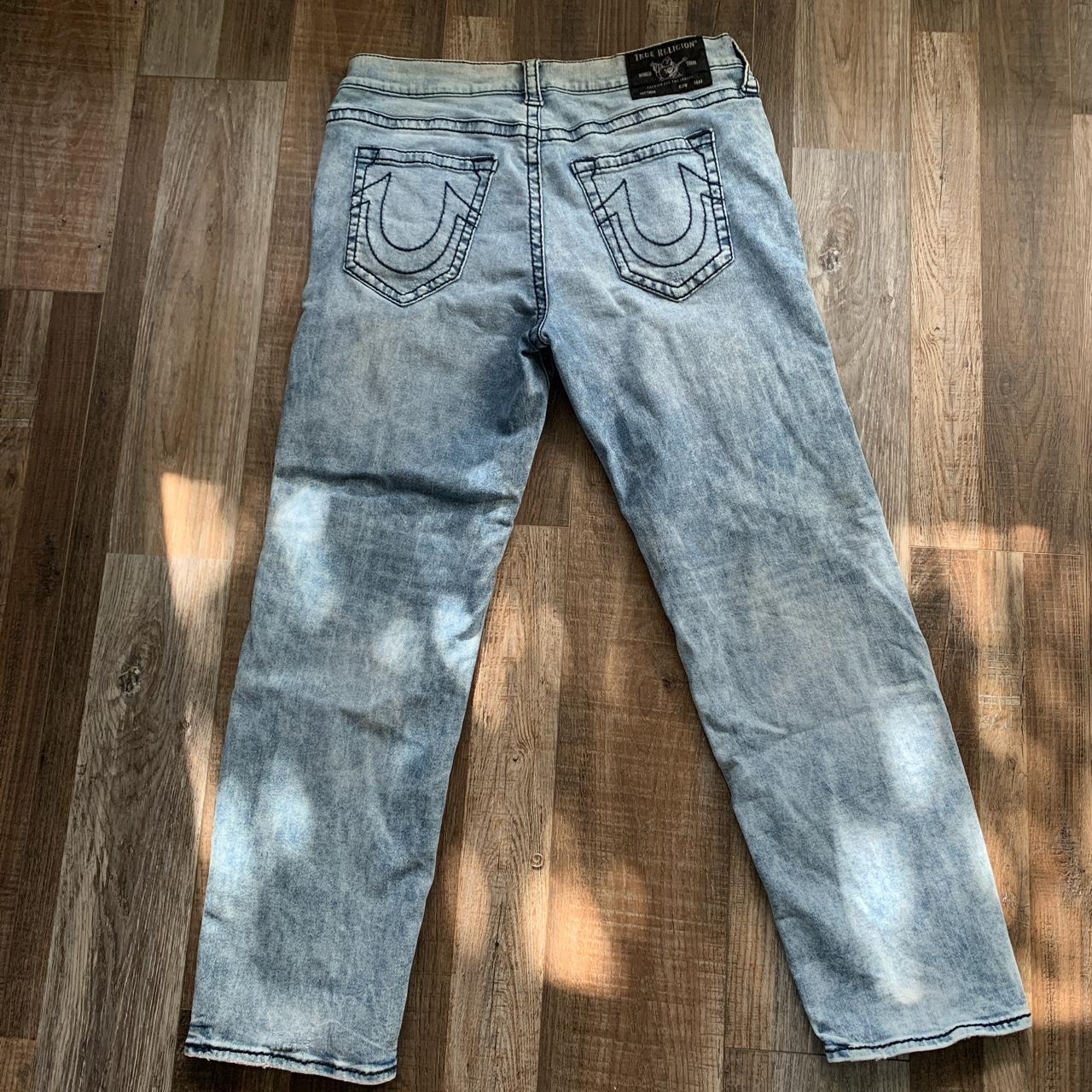 Great pair of true religions with beautiful fade and... - Depop