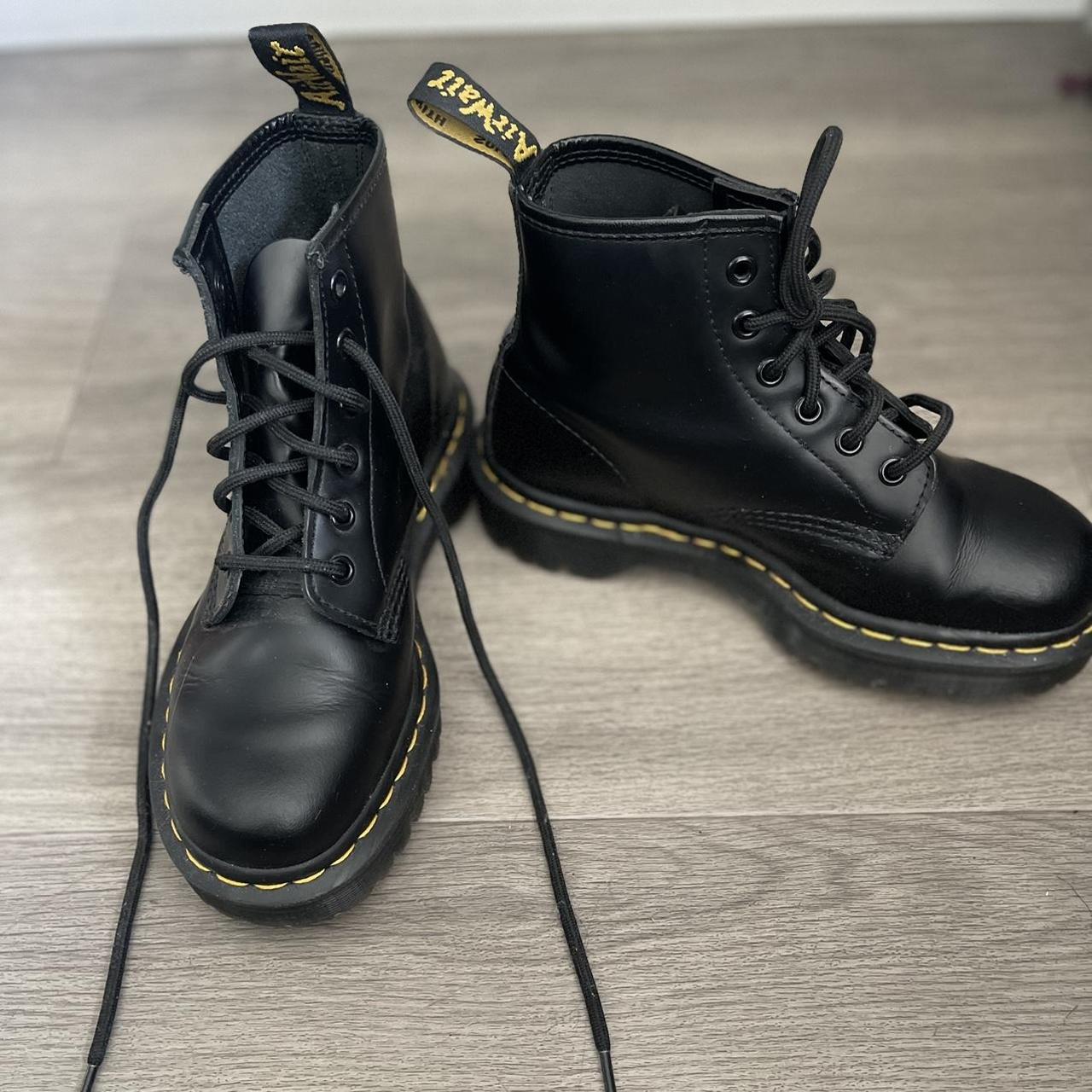 Doc Martin boots size UK4. Great boots, Barely... - Depop