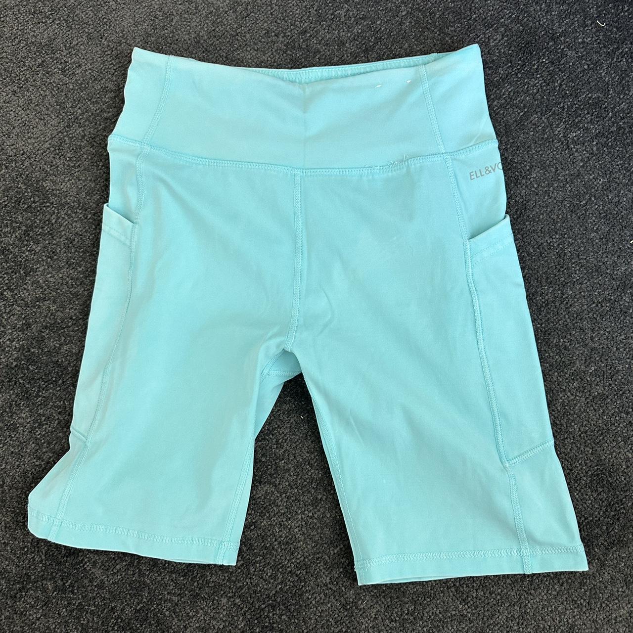 Ell&voo blue running shorts. Size 14. Worn once. Depop