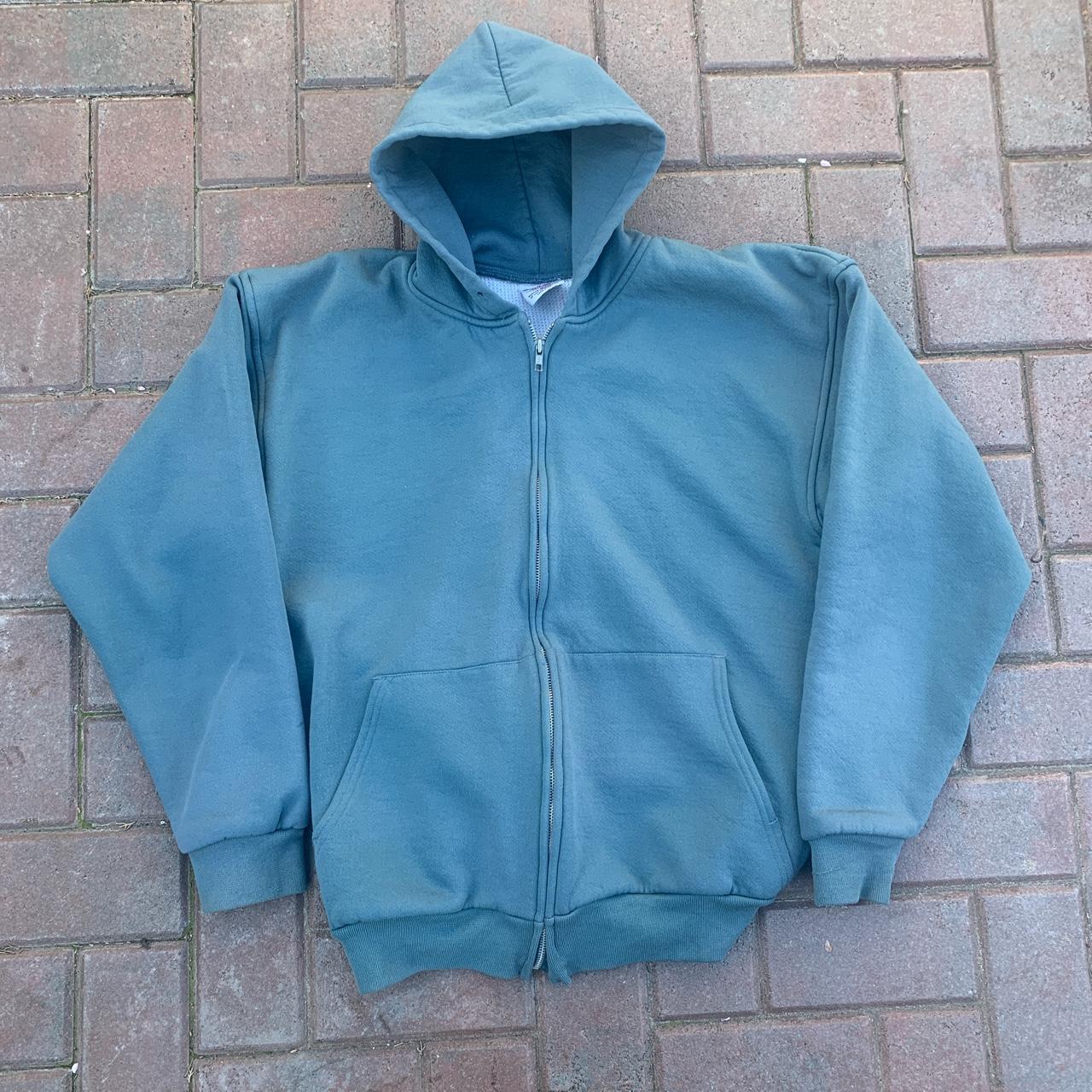 Russell Athletic Men's Blue Hoodie | Depop