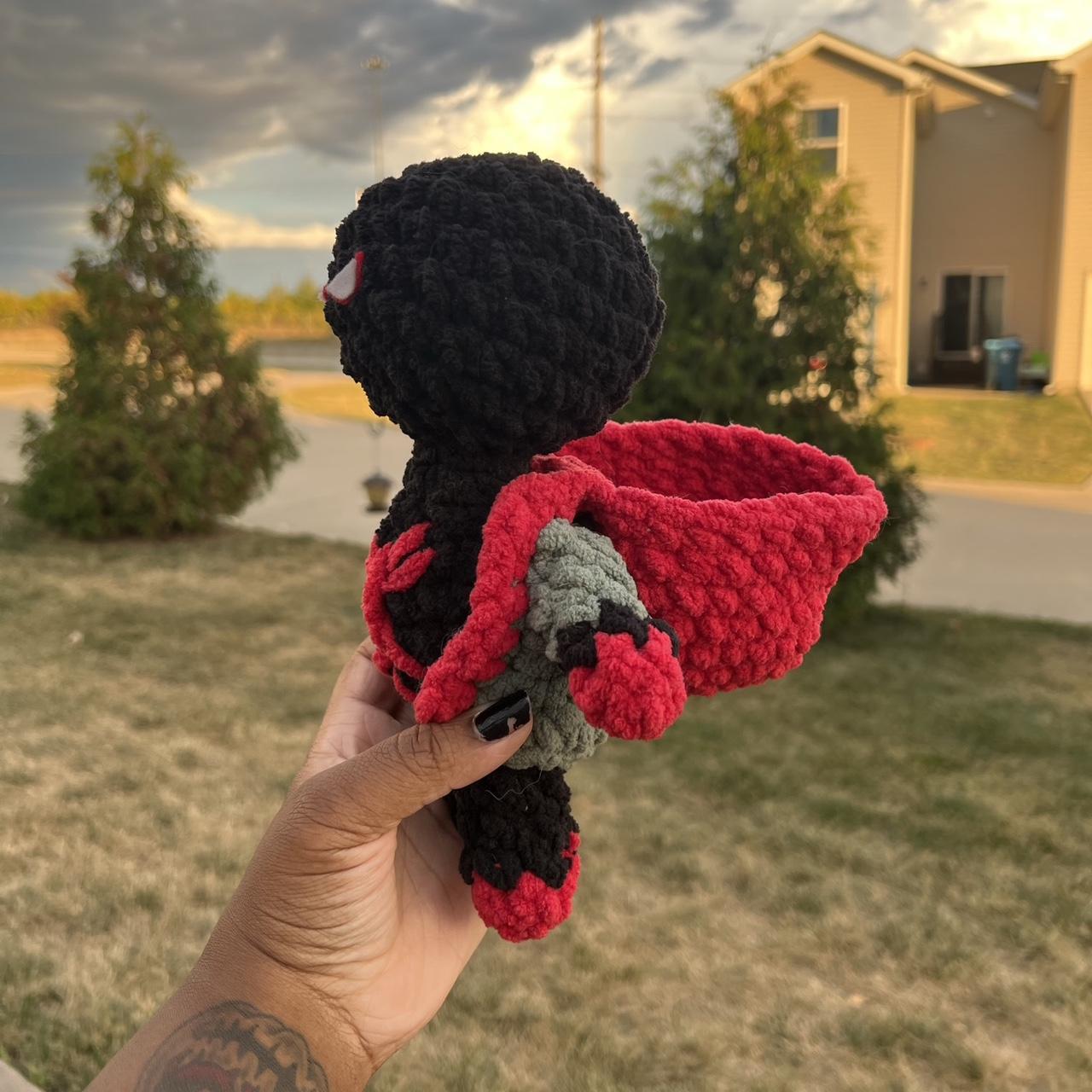 Crochet Miles Morales Plushie #spiderman Depop