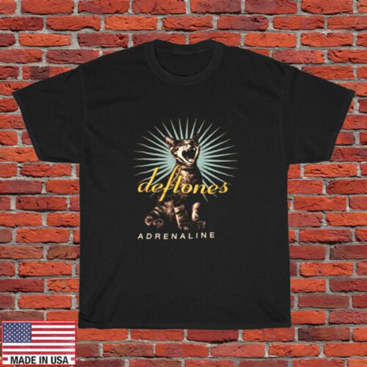 Deftones Screaming Cat Adrenaline T-Shirt, Vintage - Depop