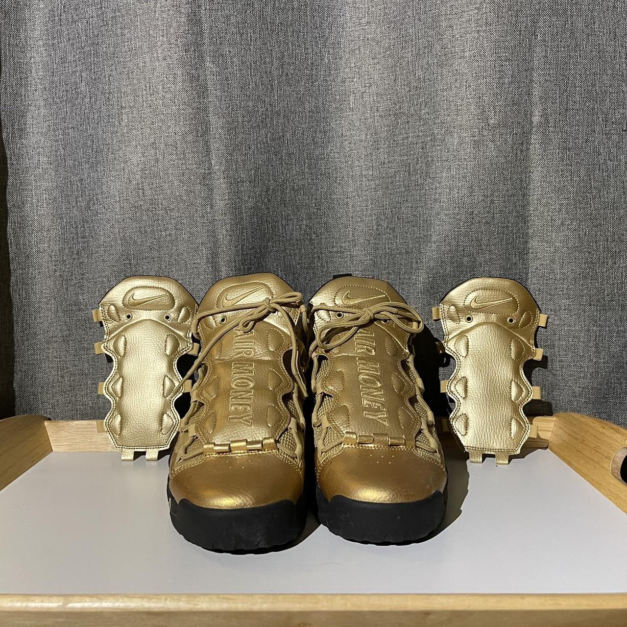 Nike Air More Money 'Metallic Gold' | Men's Size 10