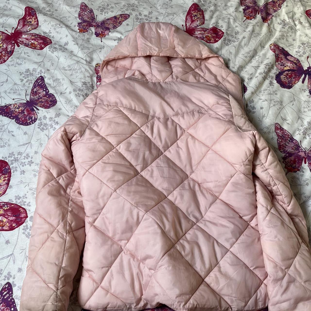 Pink Calvin Klein ladies golf coat, worn a lot but... Depop