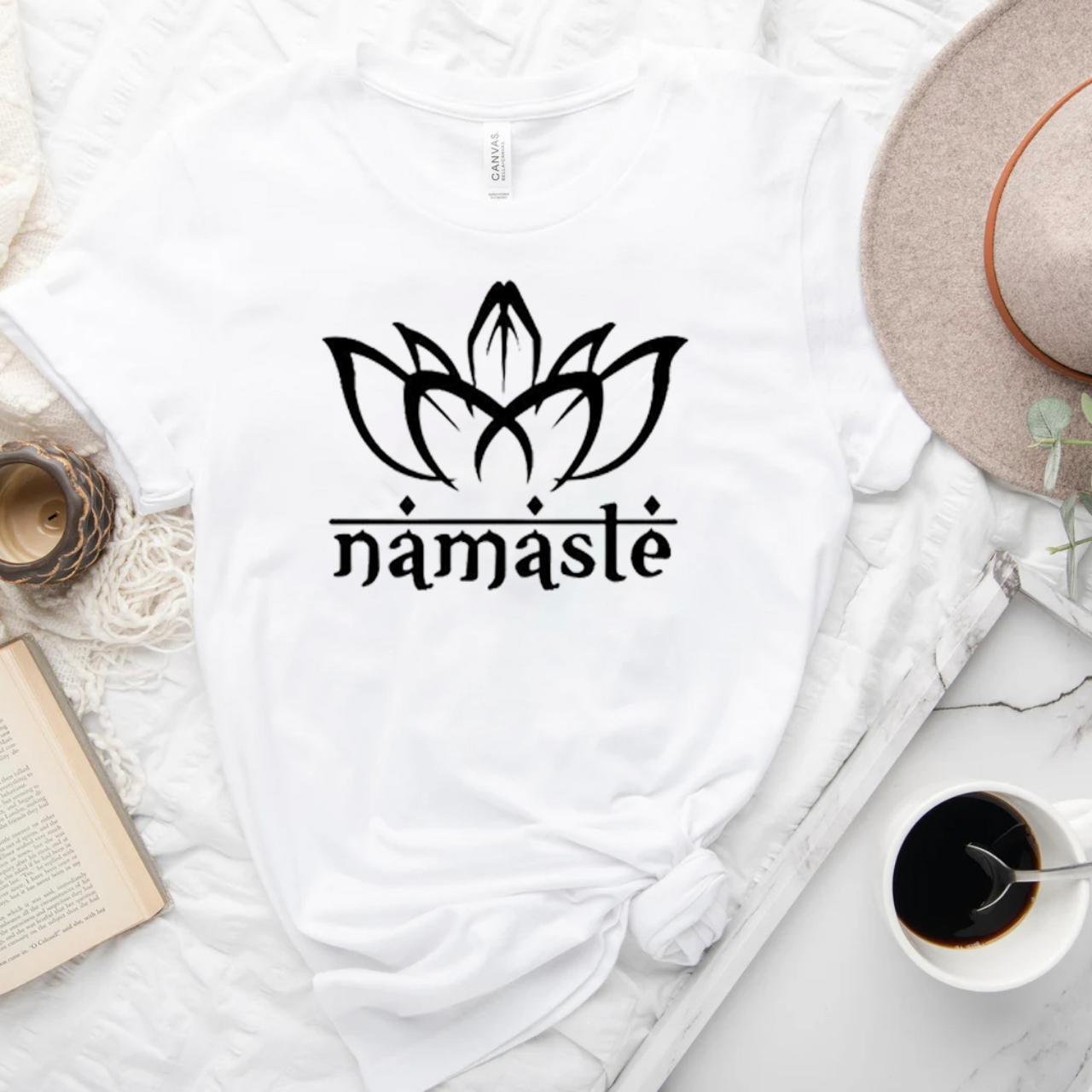 Namaste T-Shirt - Depop