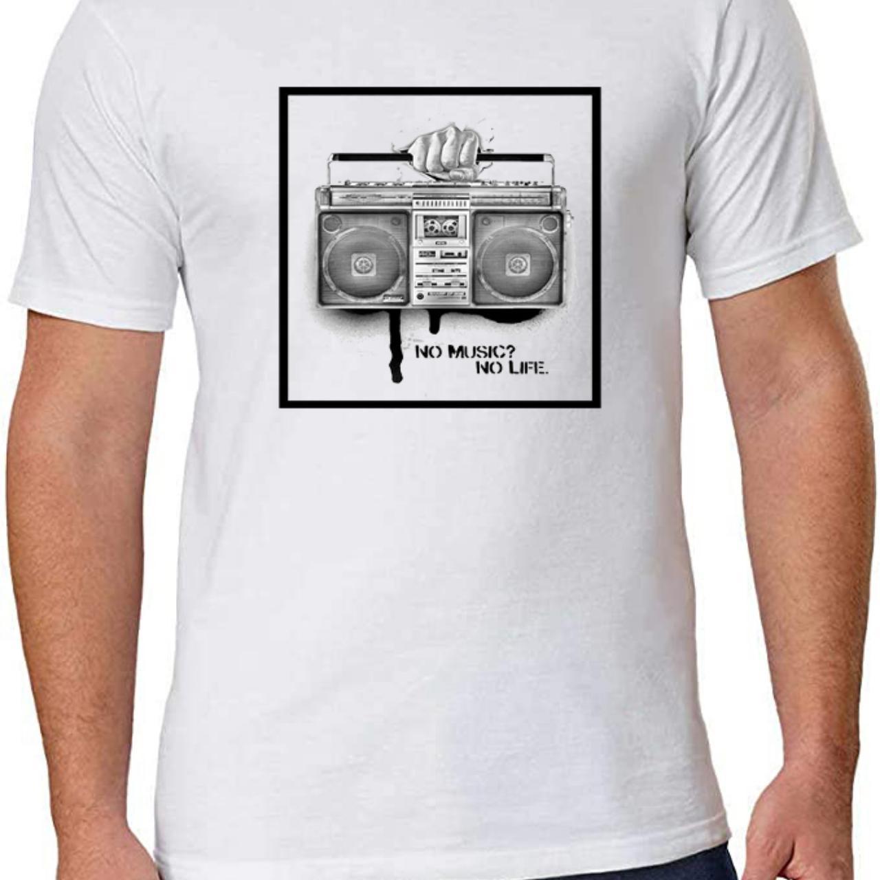 Boombox T-Shirt - Depop