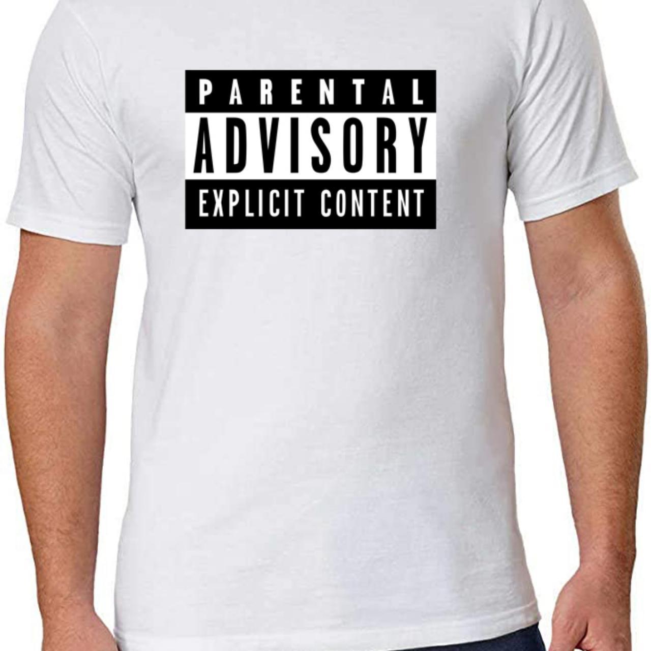 Parental Advisory T-Shirt - Depop