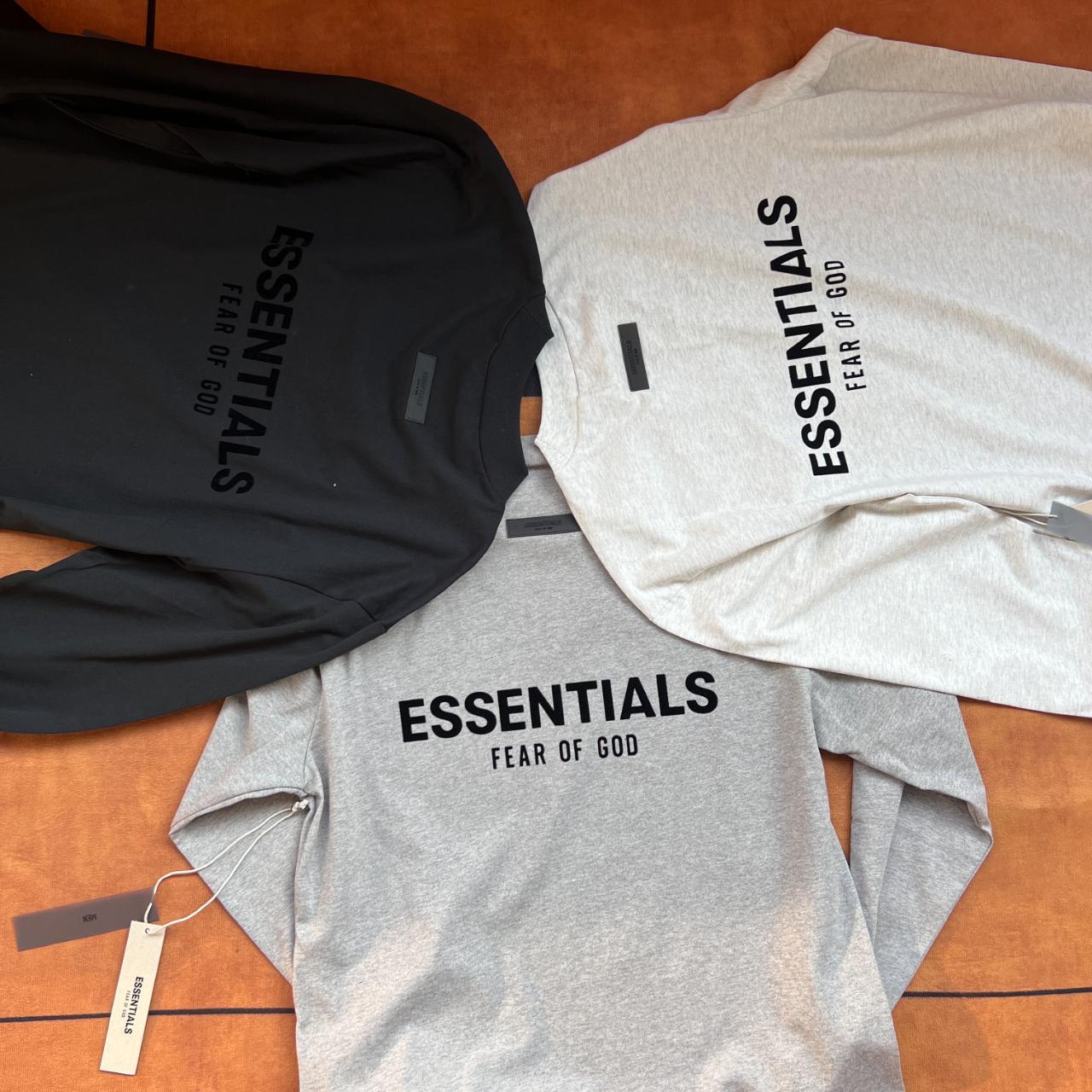 Essentiel Antwerp Men's Black and Grey Sweatshirt