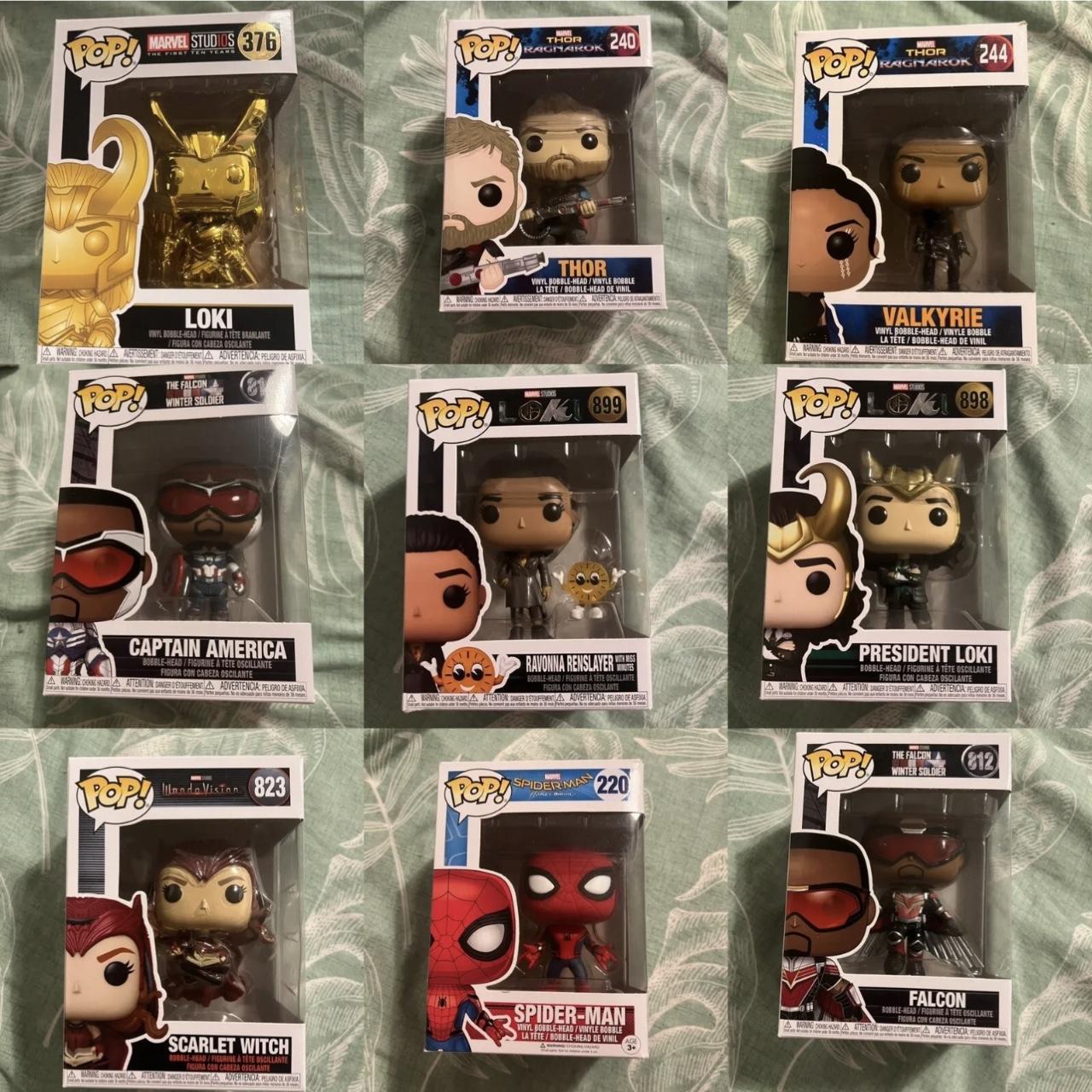 Marvel Funko Pop Figures bundle of pops 9 pops for... - Depop