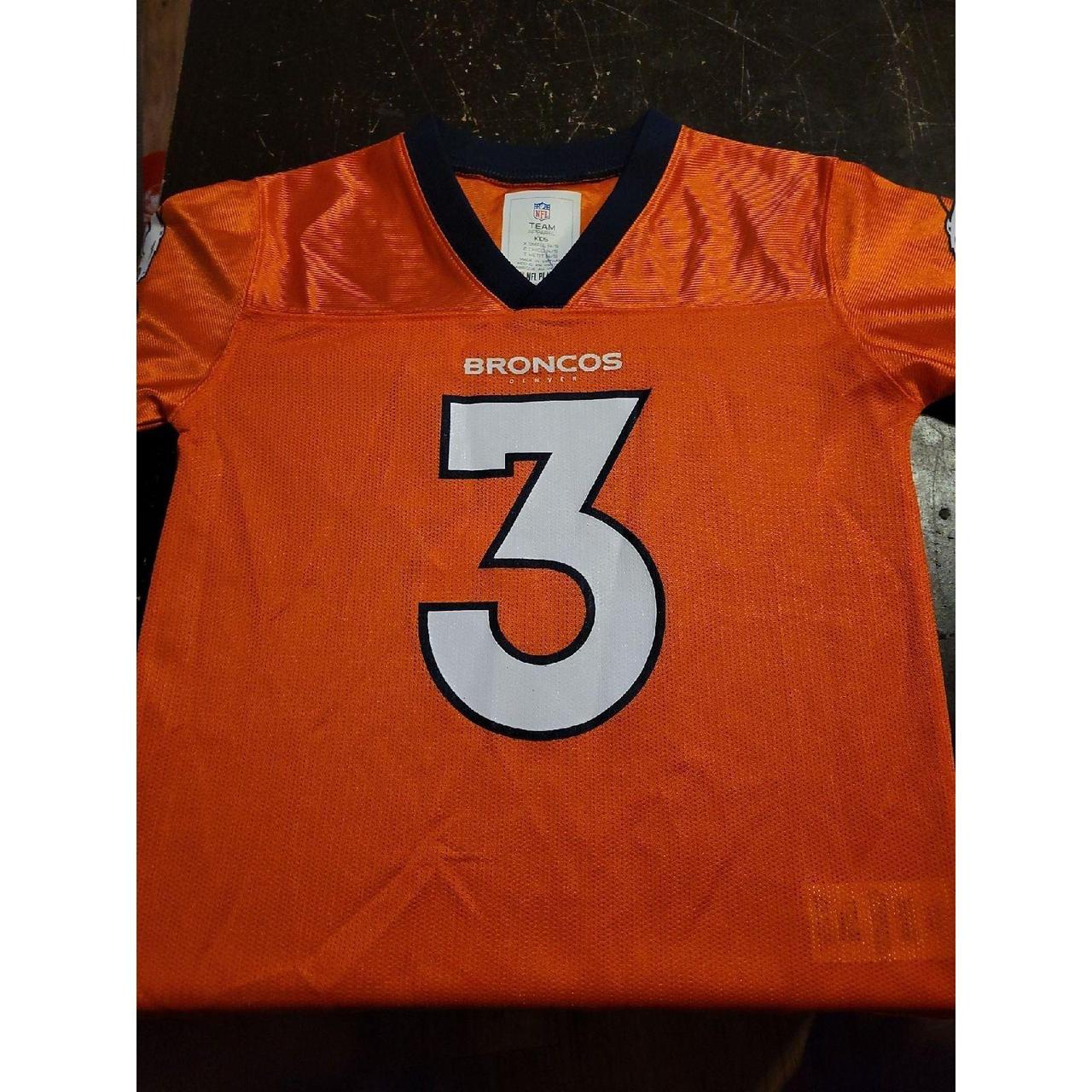 : Drew Lock Denver Broncos Orange #3 Youth Player Home Jersey :  Sports & Outdoors