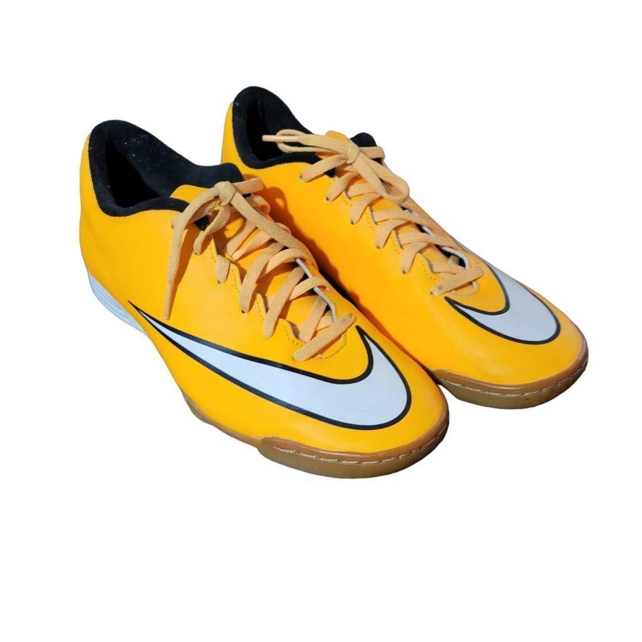 Nike Mercurial Yellow Soccer Shoes Size 9. Indoor... - Depop