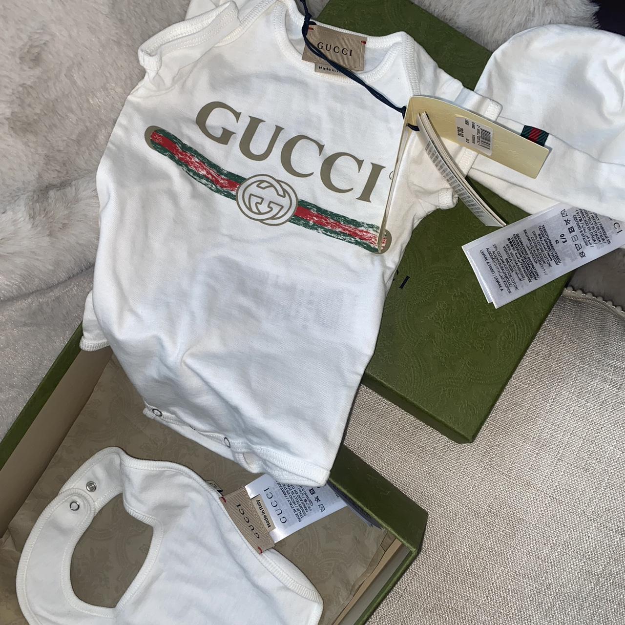 Gucci baby grow 0 3 months Brand new still with