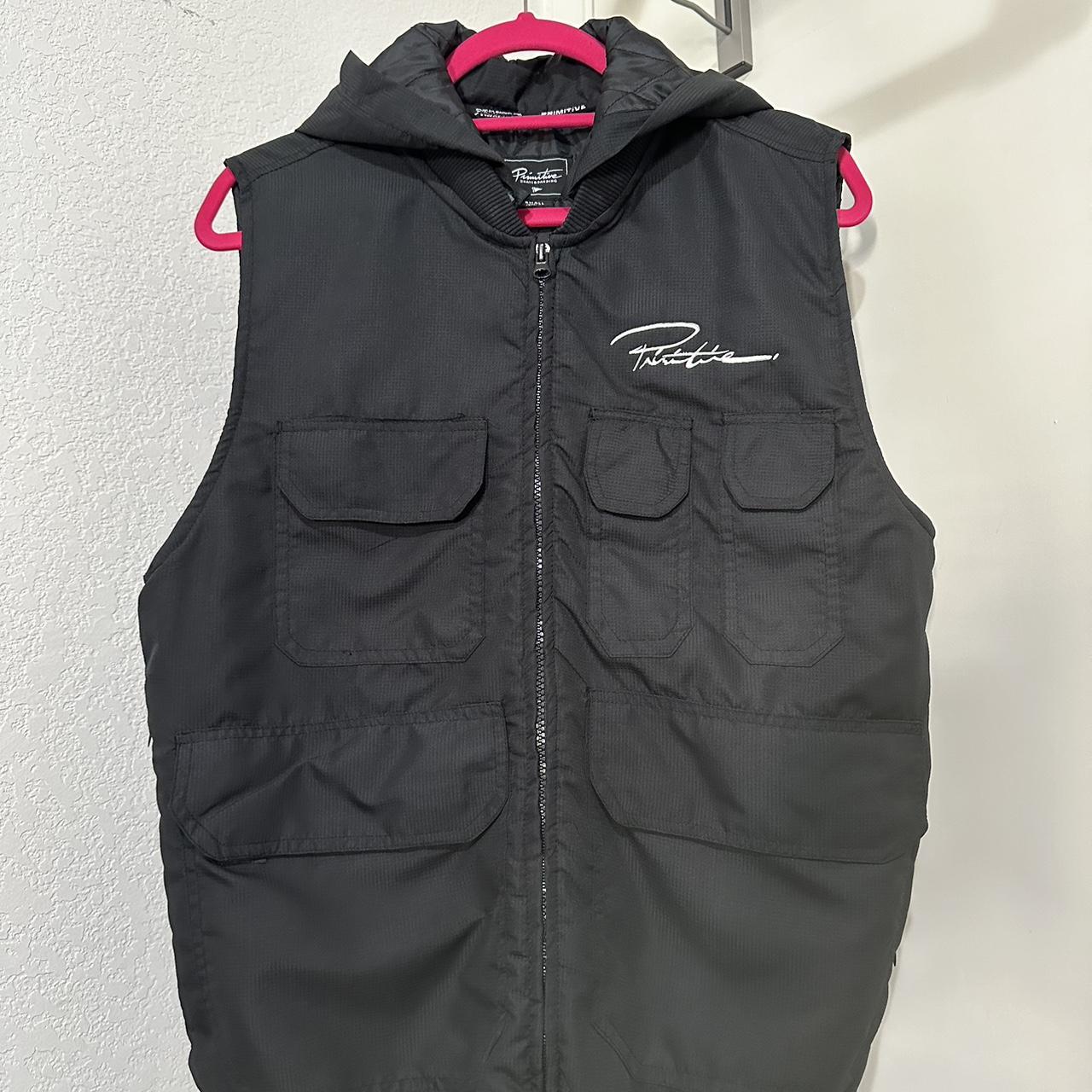  primitive skateboarding vest detachable hood Depop