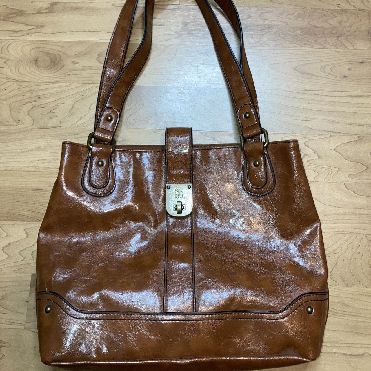 NWOT Stone & Company Shoulder bag Caramel brown - Depop