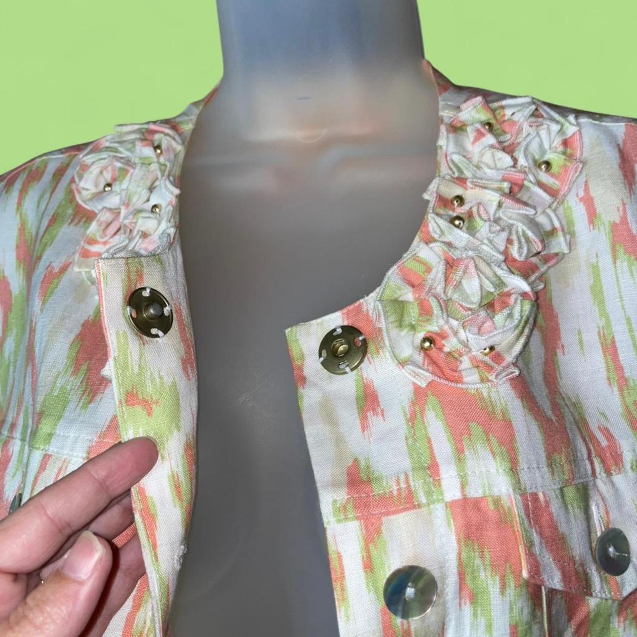 Ruby Rd. Women's Lightweight Jacket - Orange/Gree… - image 2