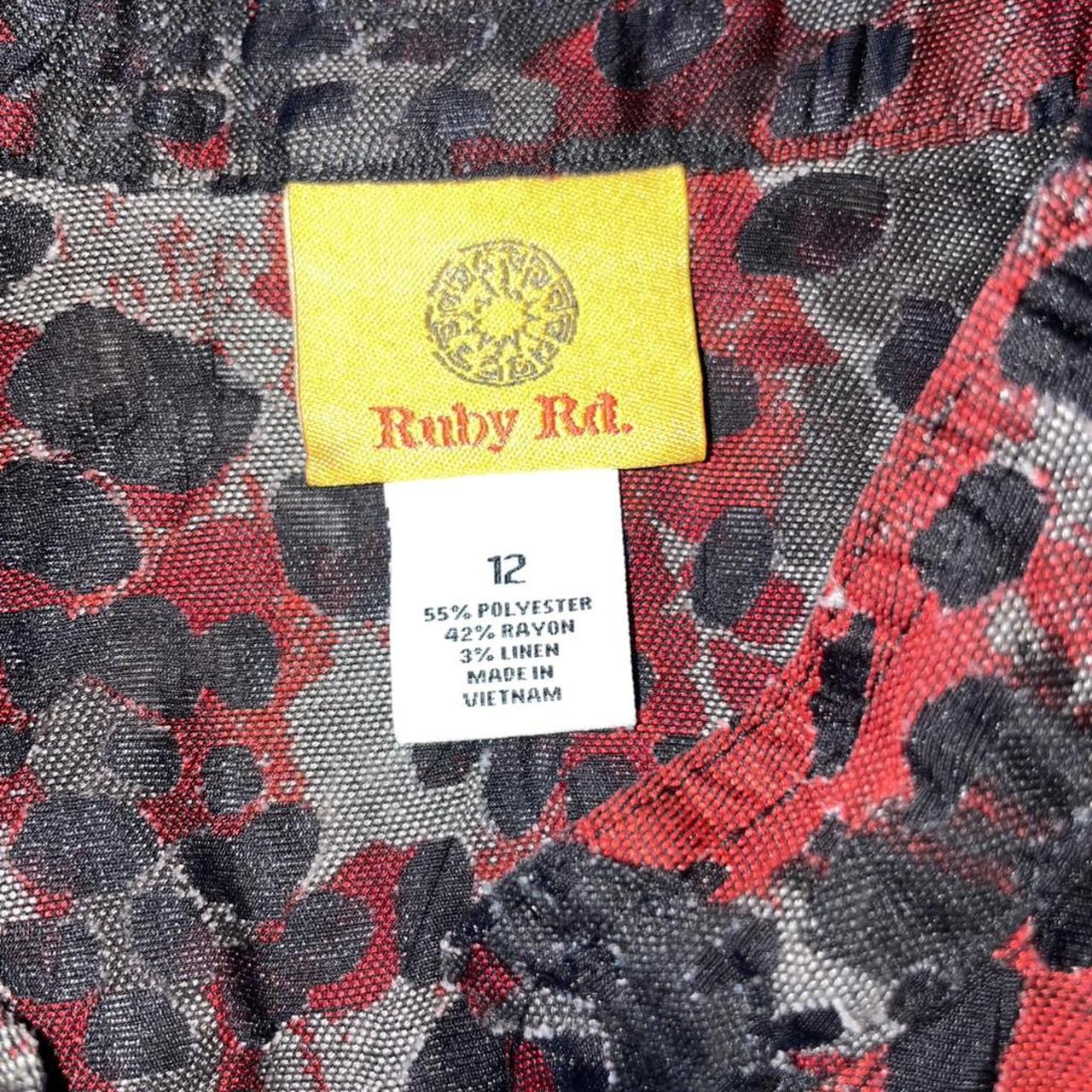 Ruby Rd. Women's Lightweight Jacket - Red/Black -… - image 6