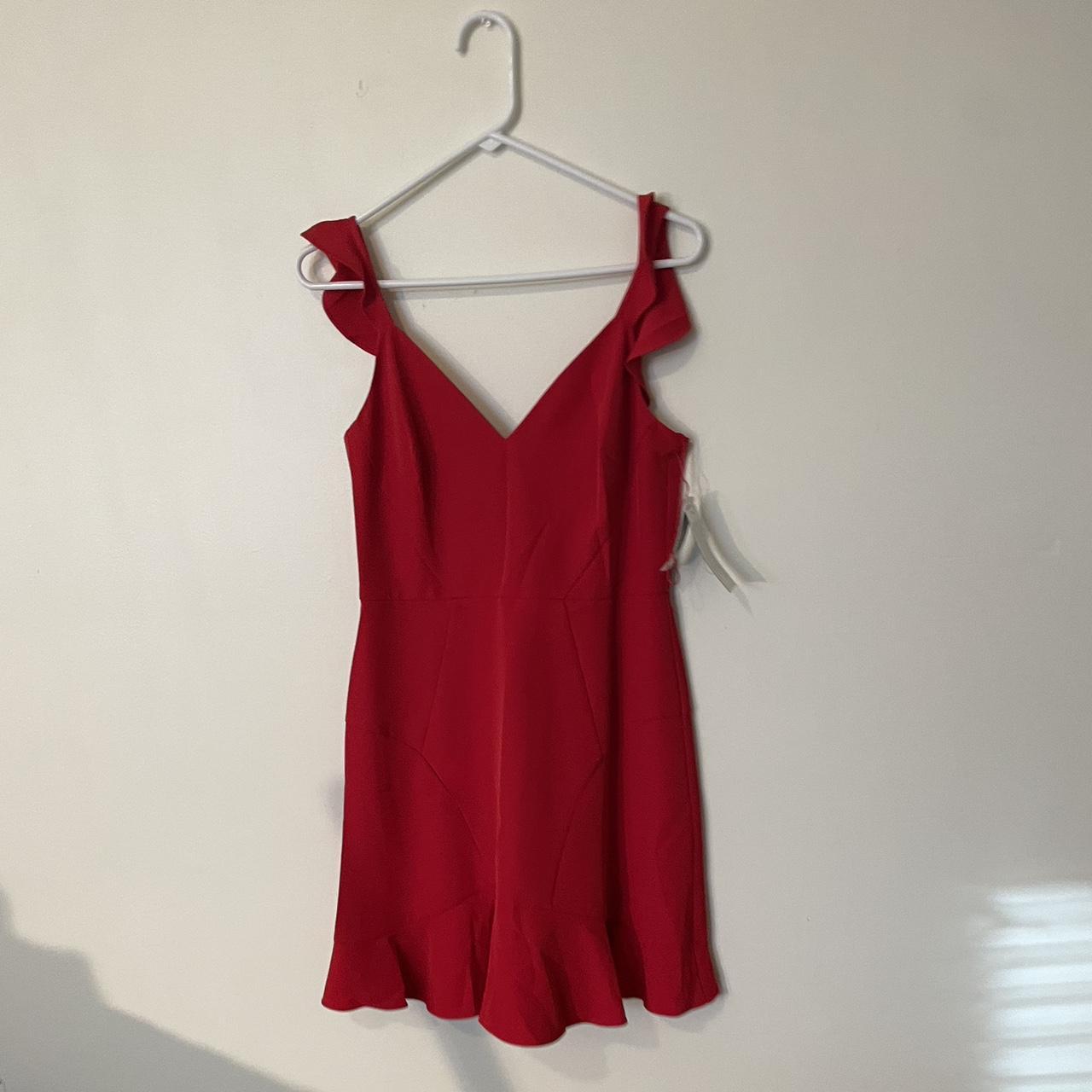 Aidan Mattox Women's Red Dress | Depop