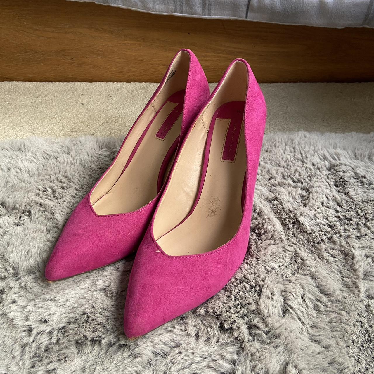 Dorothy Perkins Women's Pink Courts | Depop