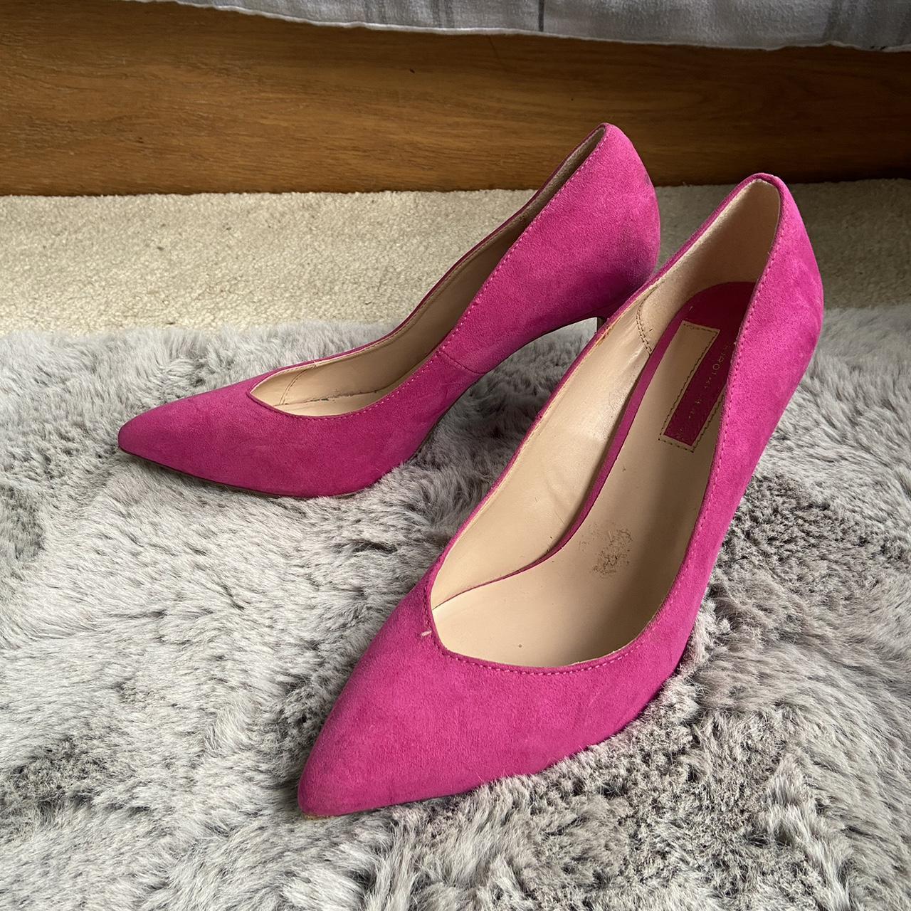 Dorothy Perkins Women's Pink Courts | Depop