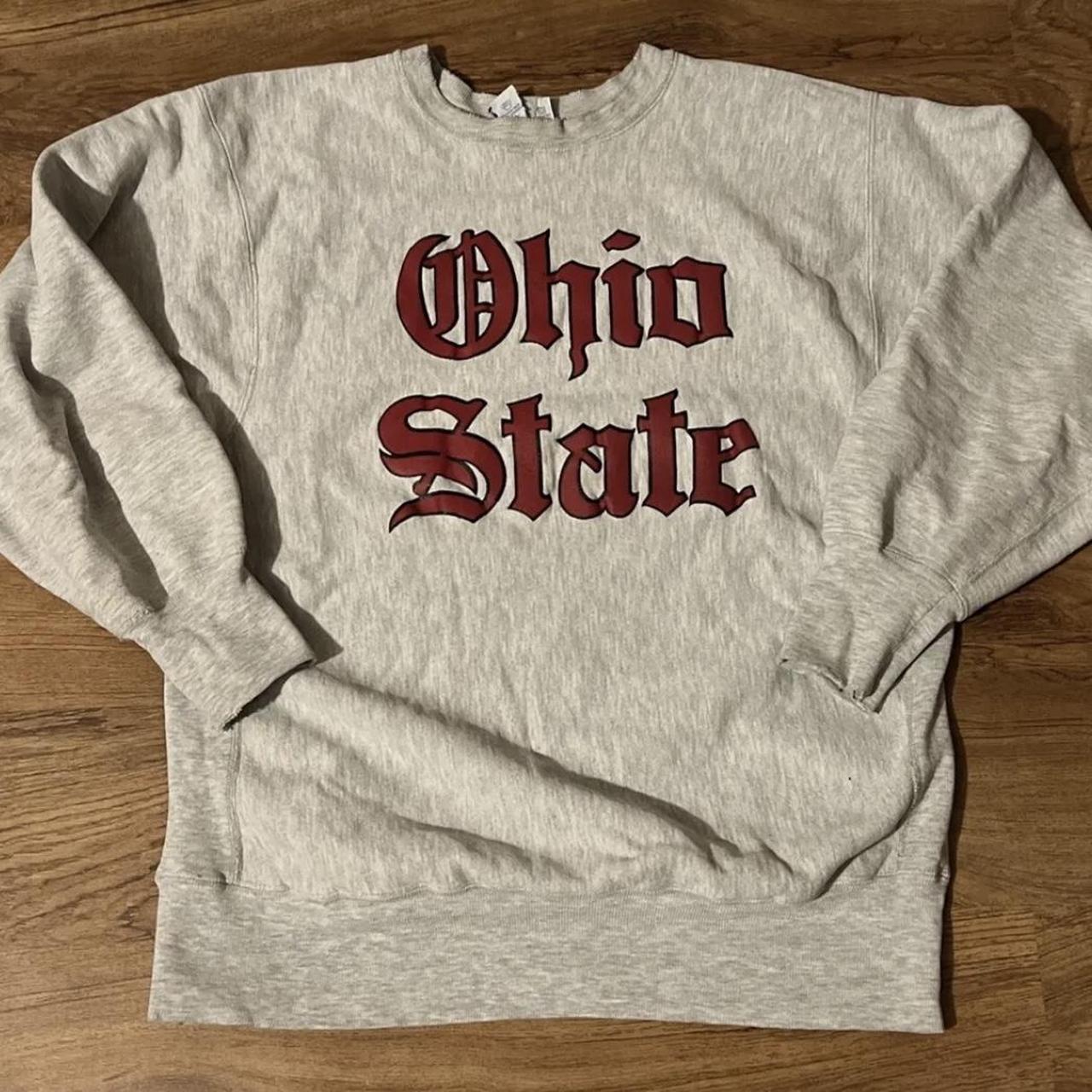 Champion Reverse Weave Vintage 80s Gothic Ohio State... - Depop