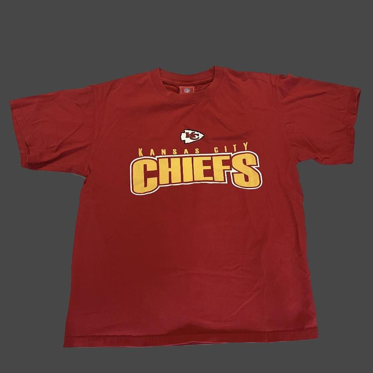 Vintage NFL Kansas City Chiefs T-Shirt (red - Depop