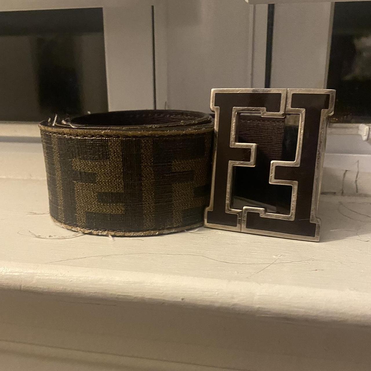 Fendi double shop f belt