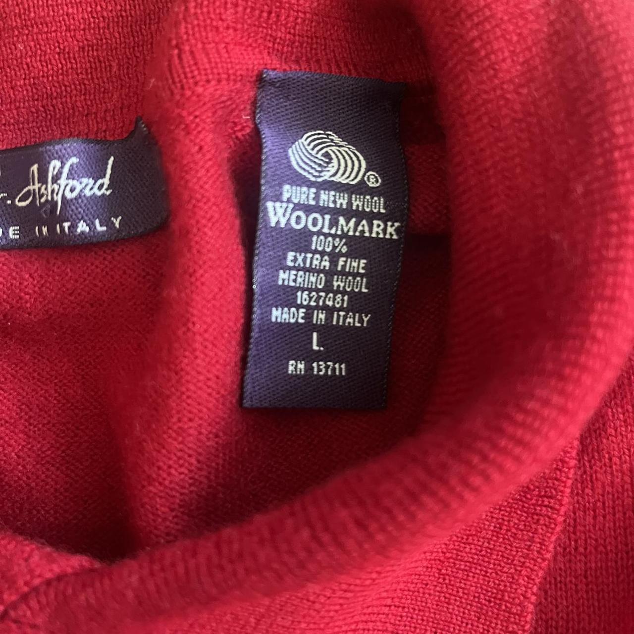 Vintage John Ashford long-sleeved Polo shirt 100%... - Depop