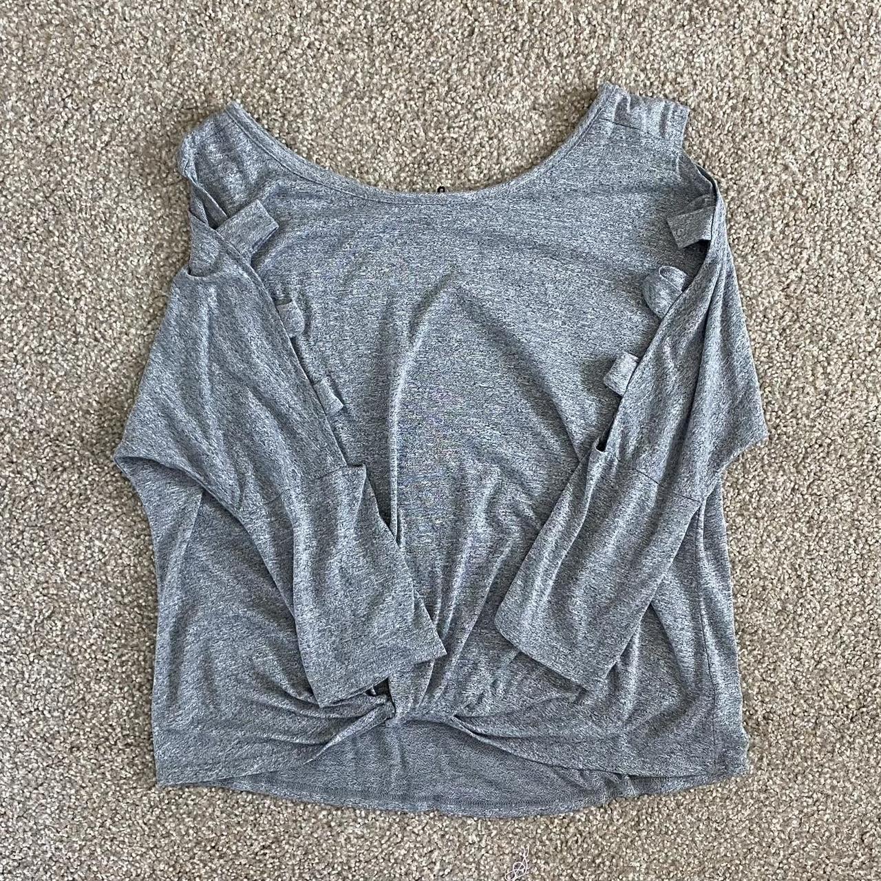 IZ Byer Women's Grey Shirt | Depop