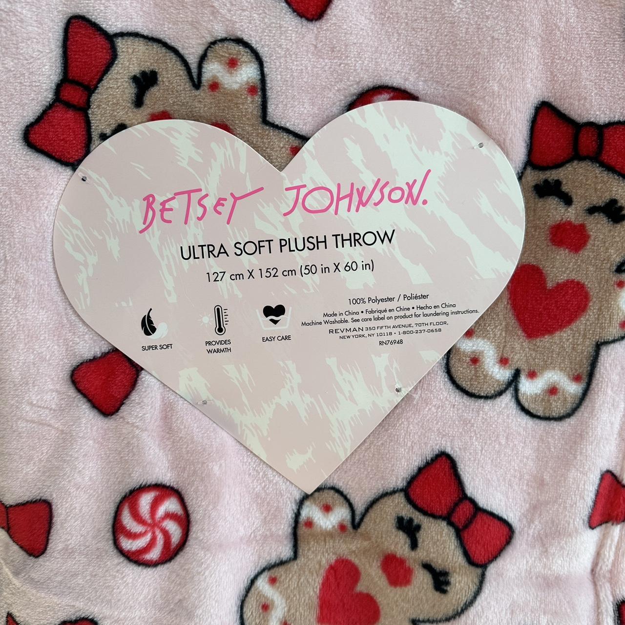 Betsey Johnson Pastel Pink Christmas Peppermint... - Depop