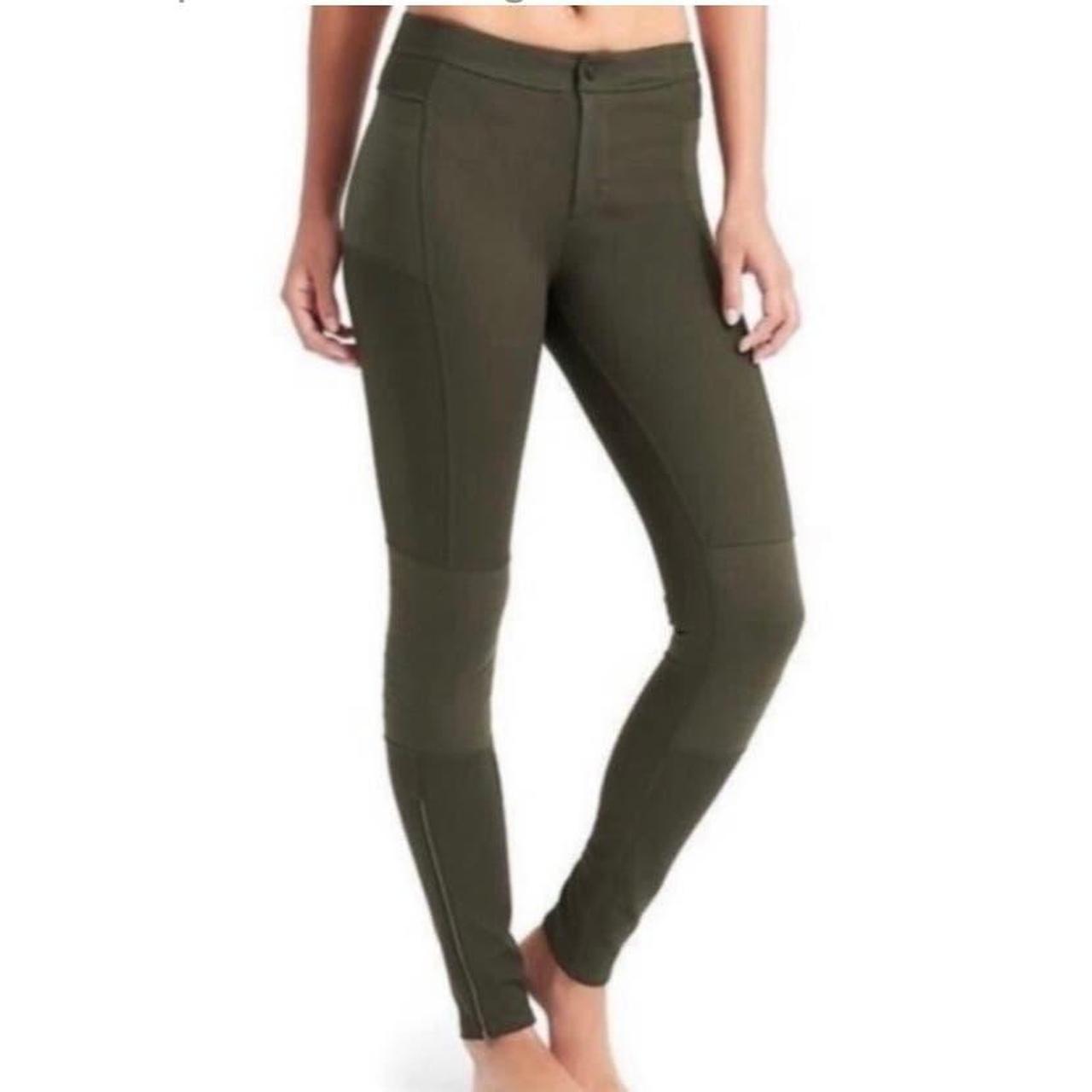 Athleta High Rise Full Length leggings Olive Green - Depop