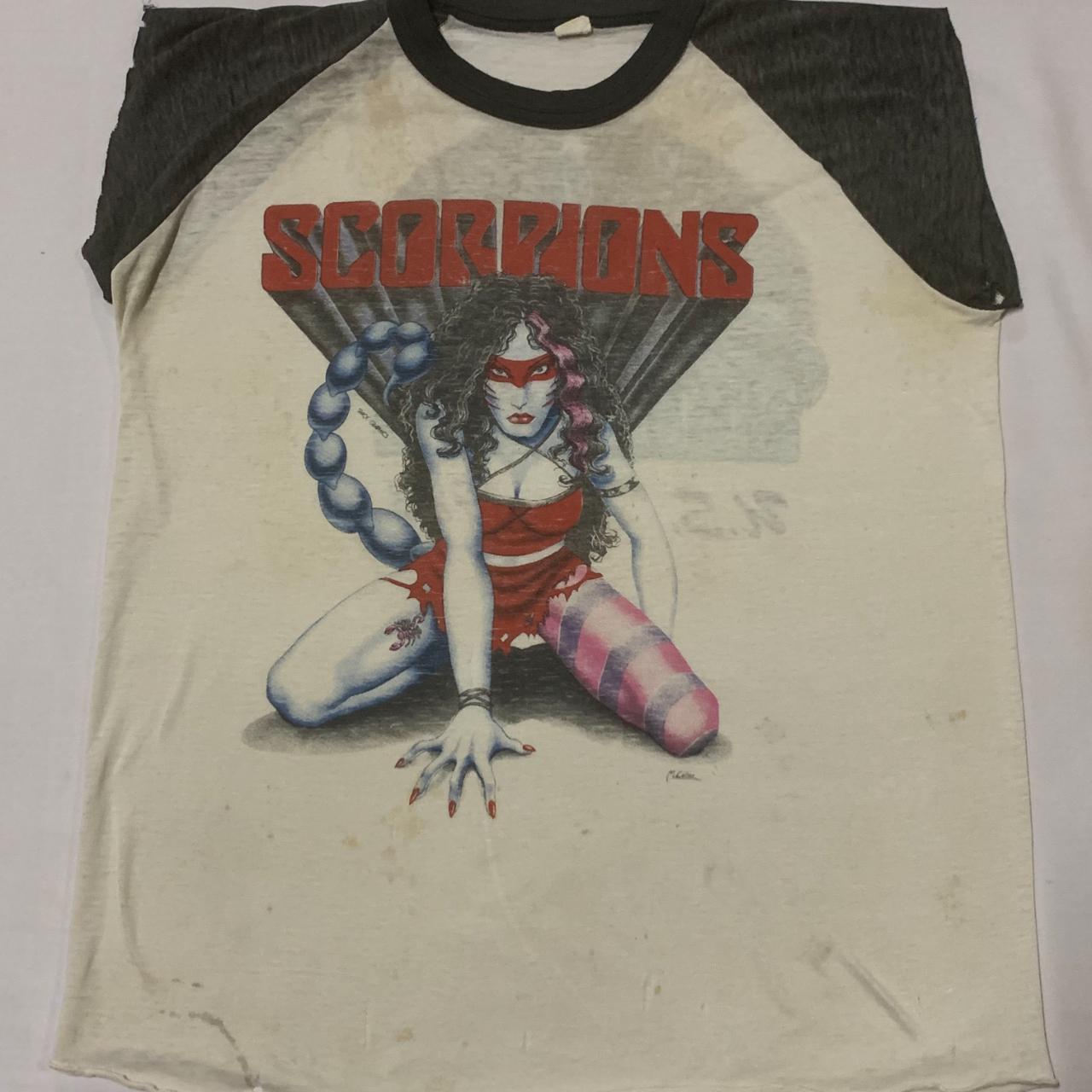 scorpions us tour 1980 sleeveless tshirt used... Depop