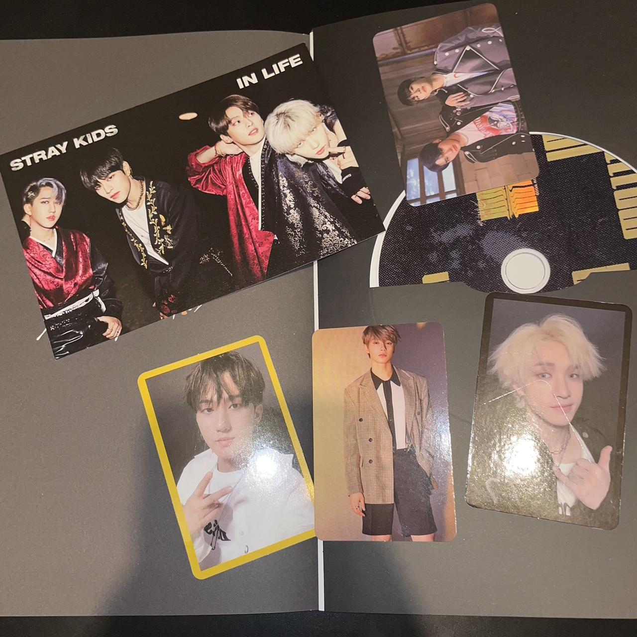 STRAY KIDS: Yellow wood & District 9 Unlock albums... - Depop