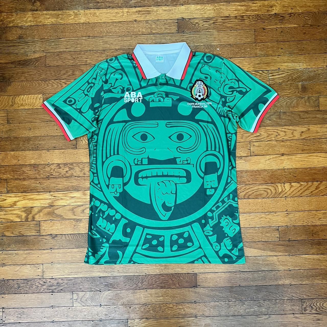Retro Mexico 98 France World Cup Jersey XXL Fits... Depop