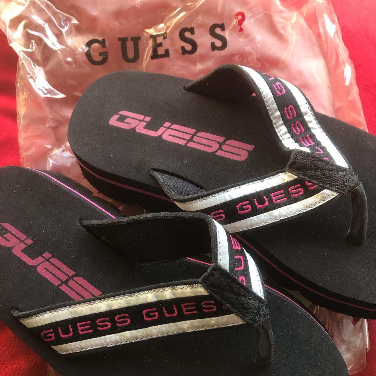 guess sandal - Flat Sandals & Flip Flops Prices and Promotions - Women  Shoes Oct 2023 | Shopee Malaysia