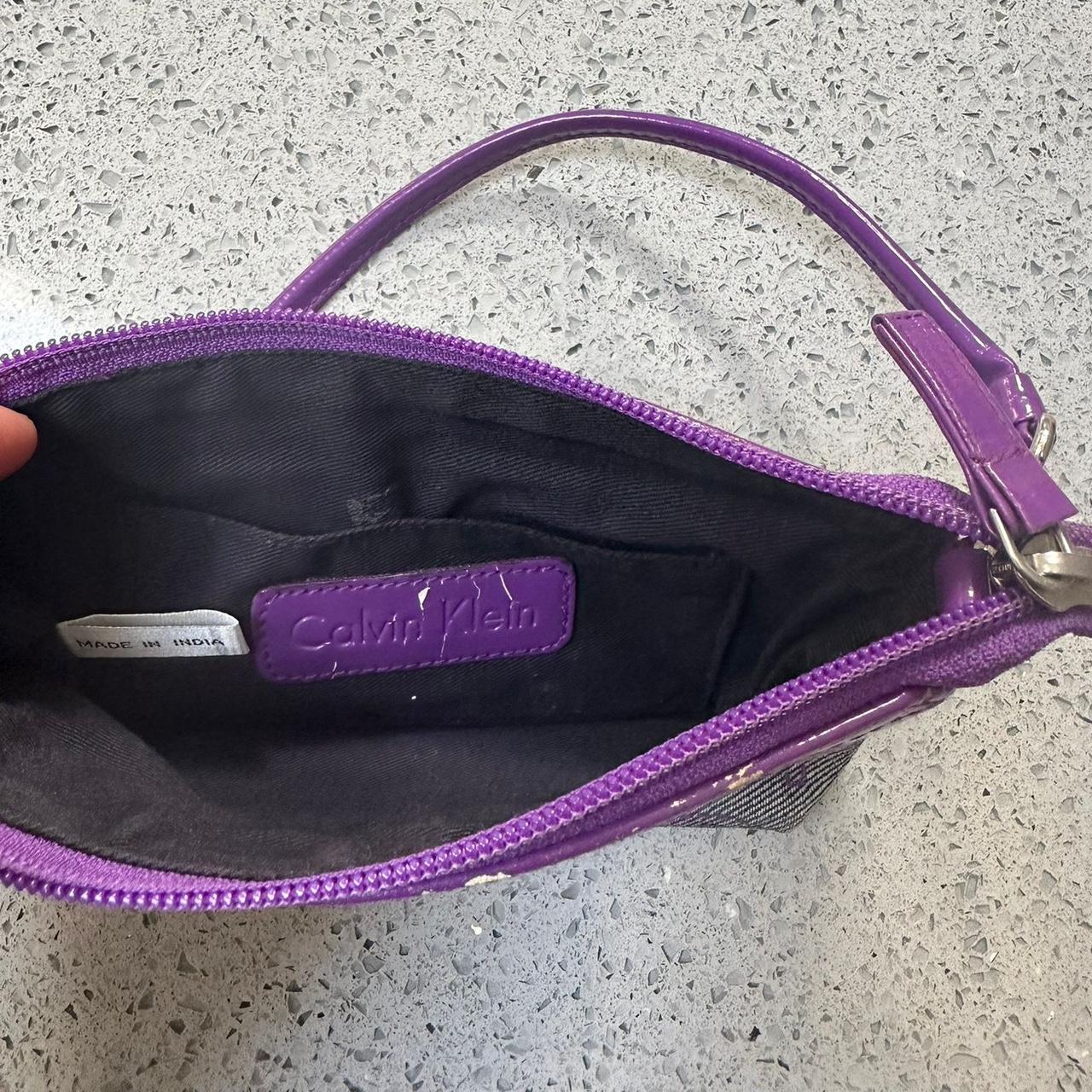 Calvin klein purple purse sale