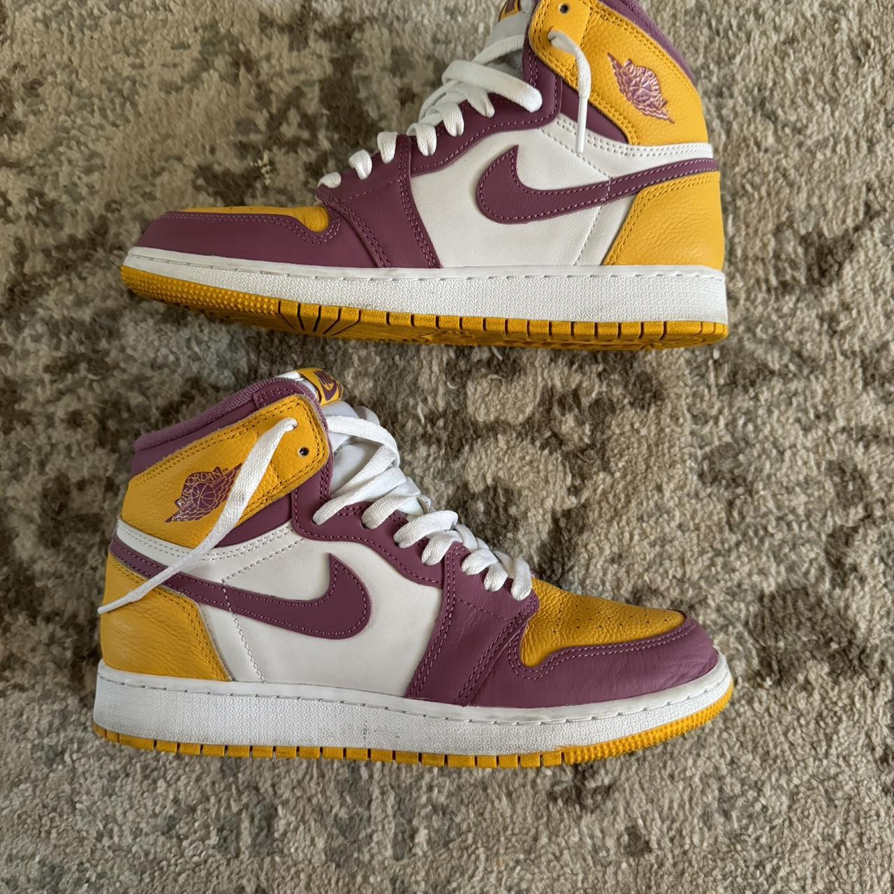 Yellow Nike Jordan Air Lila Nike Air Jordan Mid Lakers Sz Ds! Los