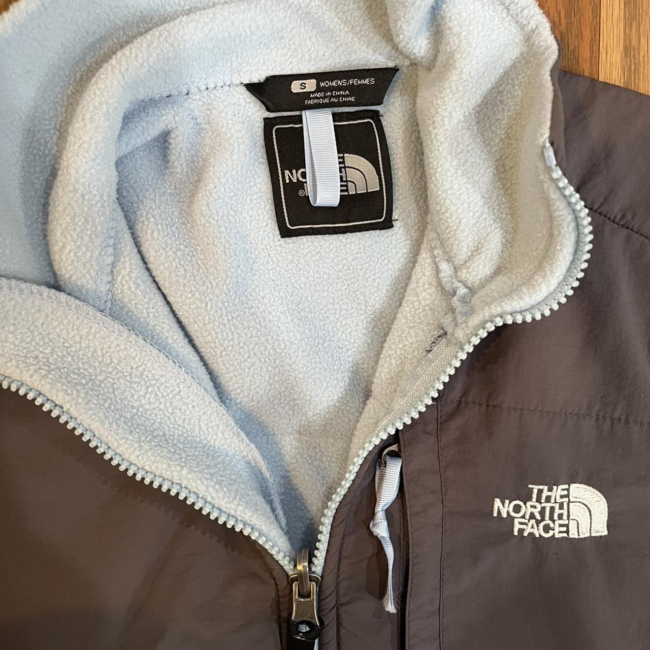 The North Face Women's Blue and White Jacket | Depop