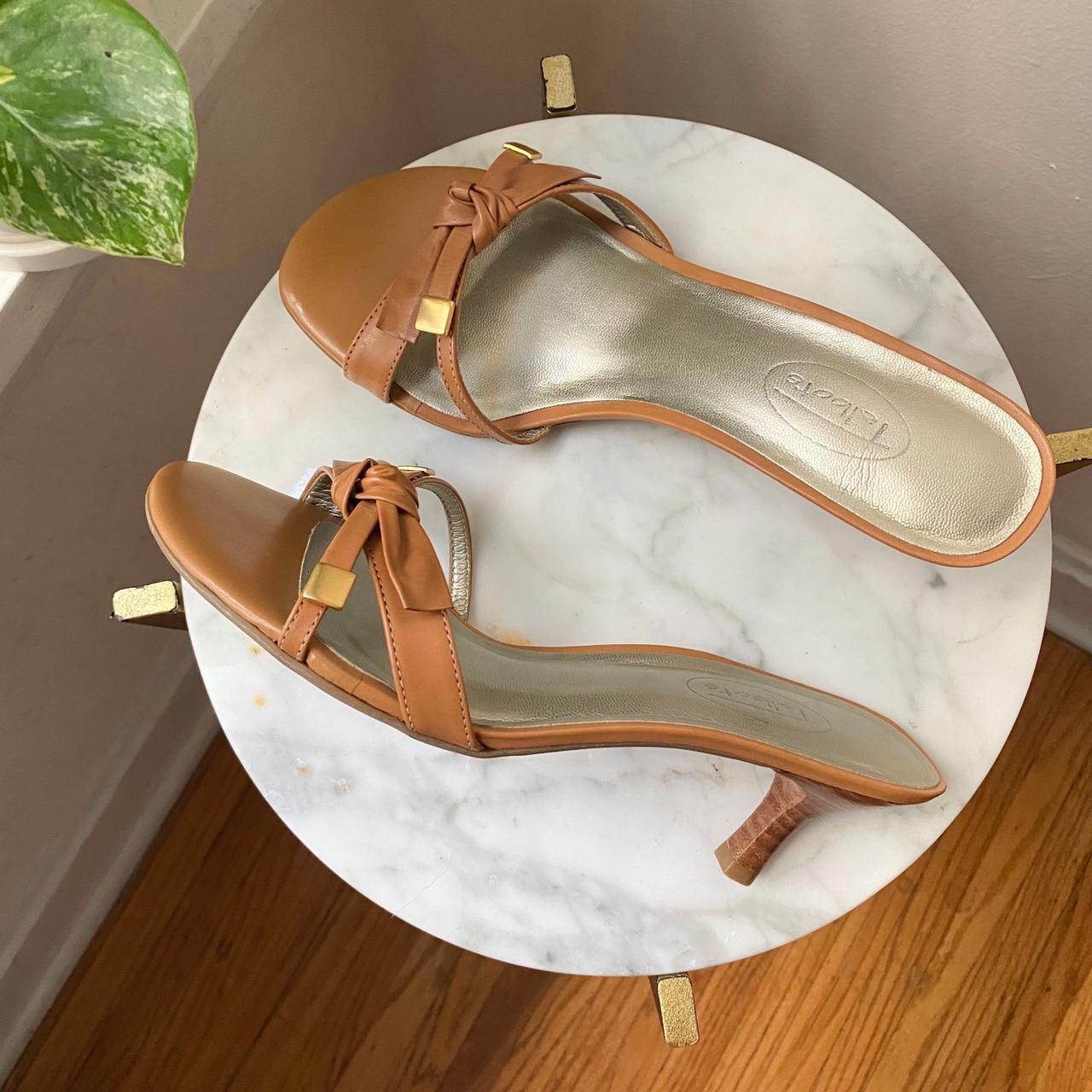 Talbots Women's Tan Sandals | Depop