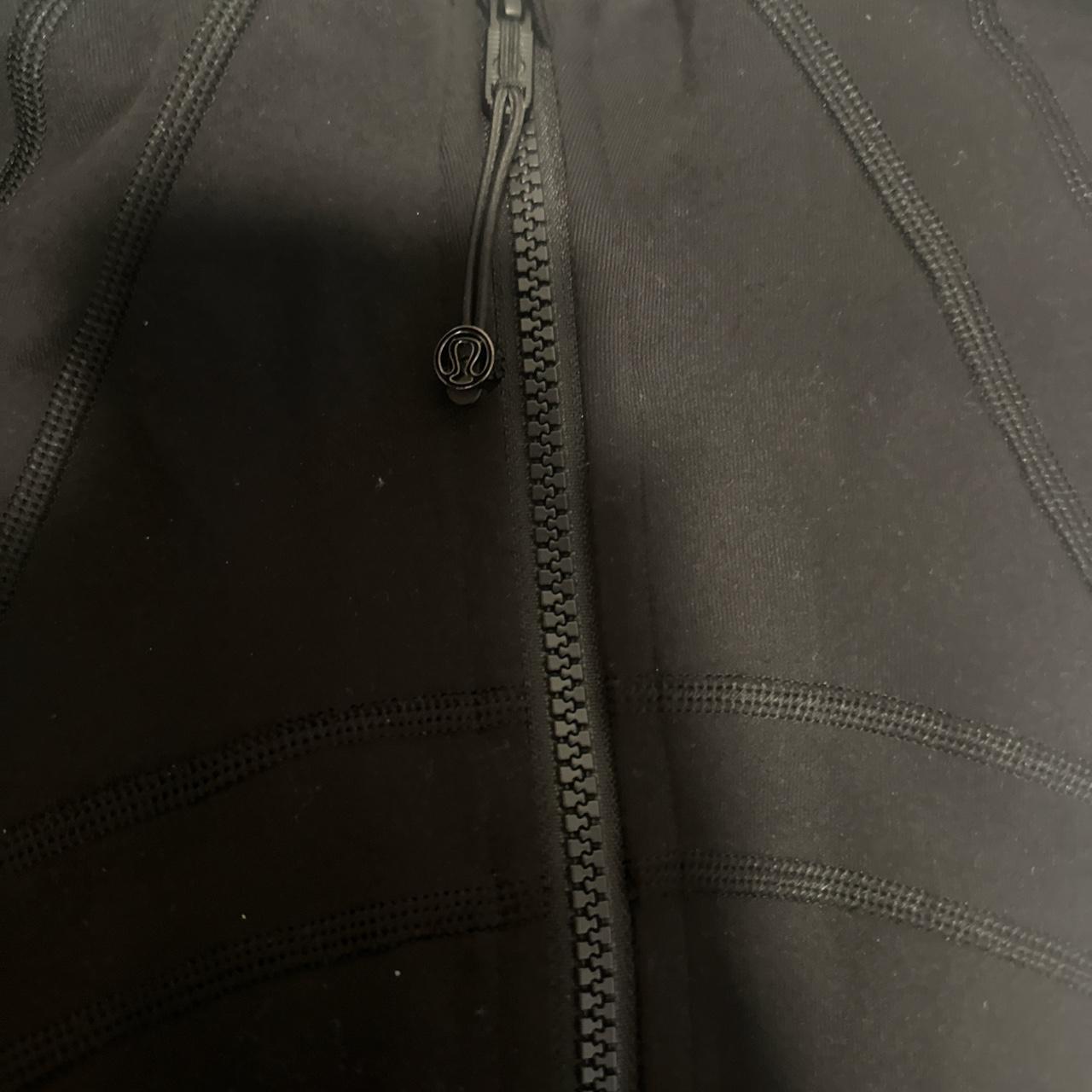 Hooded Define Jacket Nulu Color Diamond Dye Pitch Grey - Depop