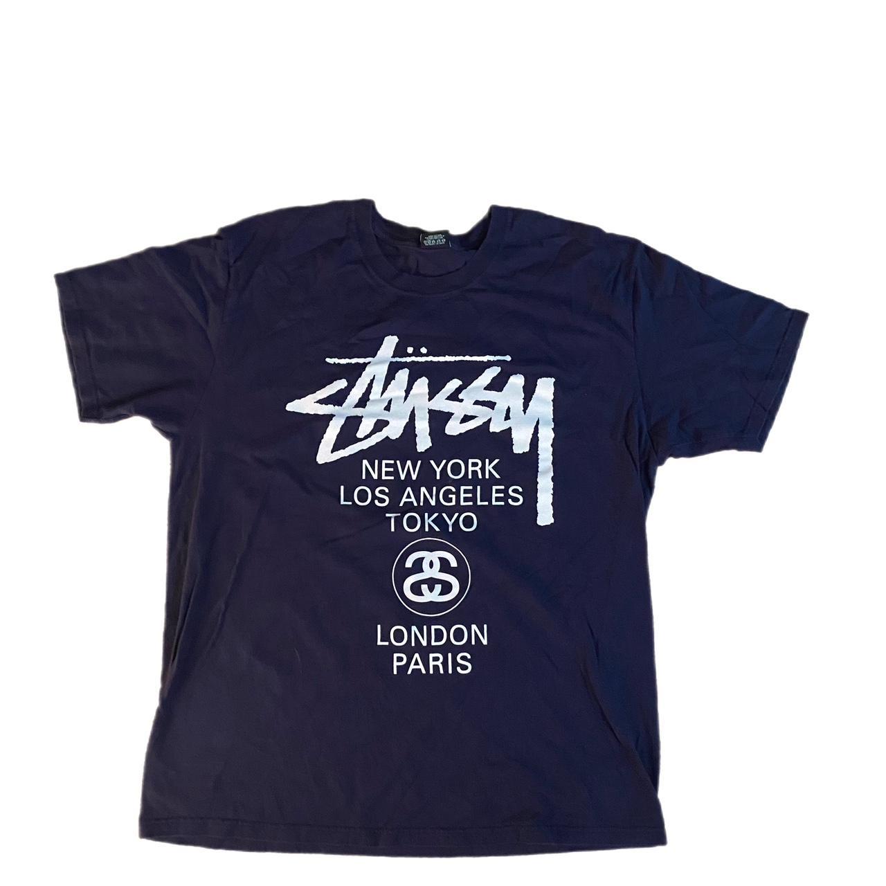 ★韓国の人気★【STUSSY】★Stussy Crew T-Shir.t★Navy★ s-l1200.png