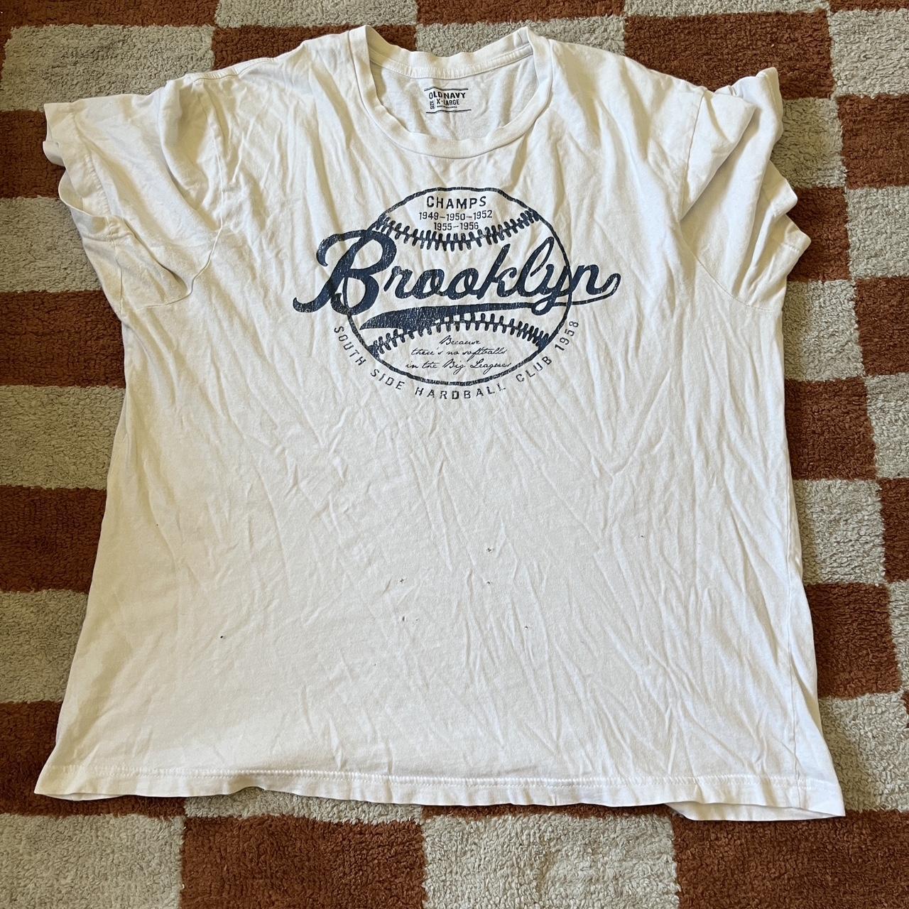 Men’s vintage brooklyn dodgers shirt warn in and... - Depop